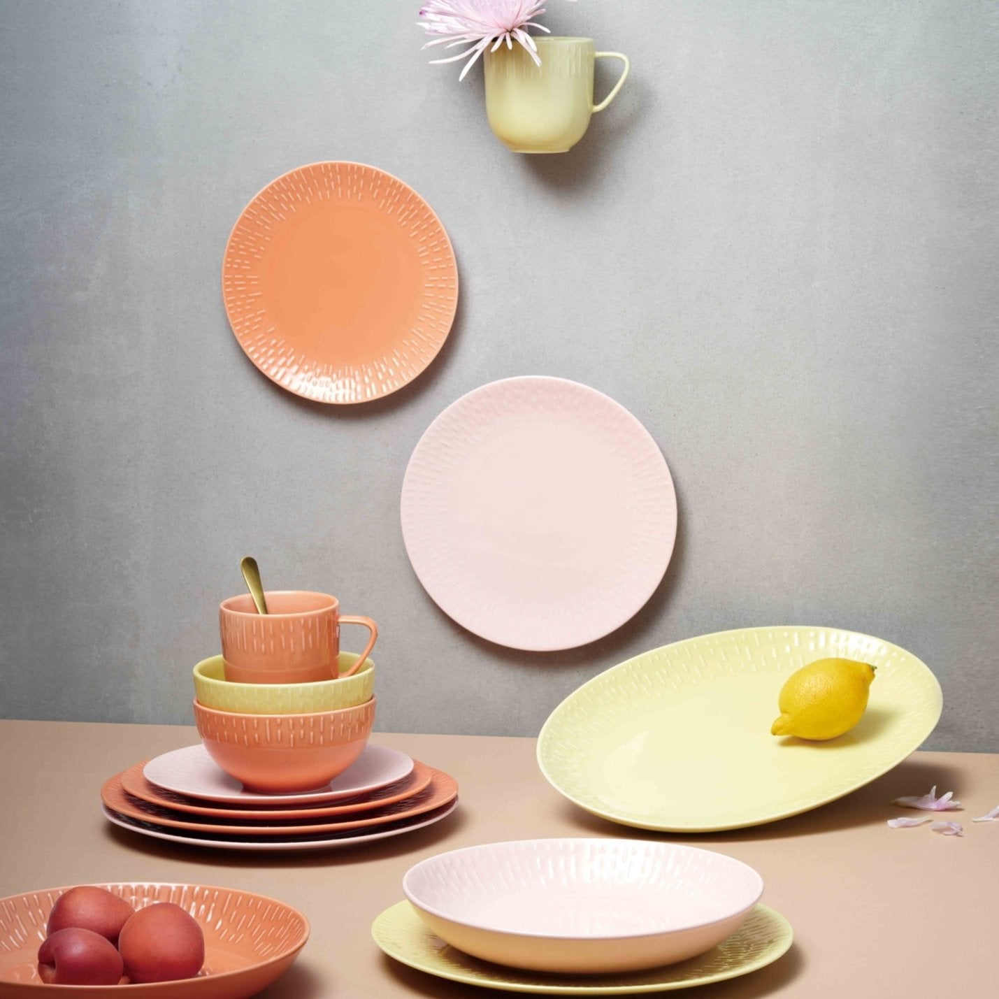 Confetti desserttallerken | Apricot