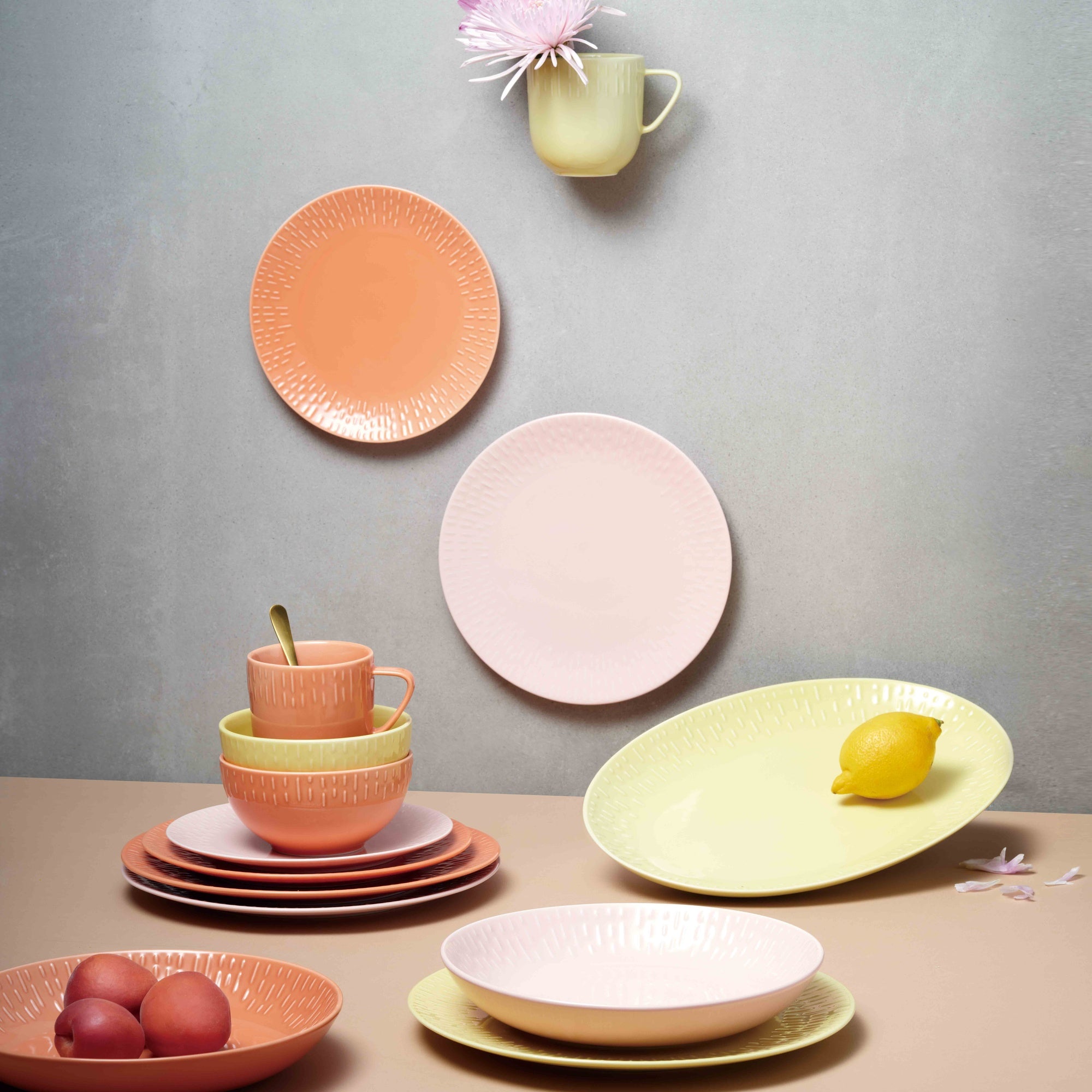 Confetti pastatallerken | Apricot