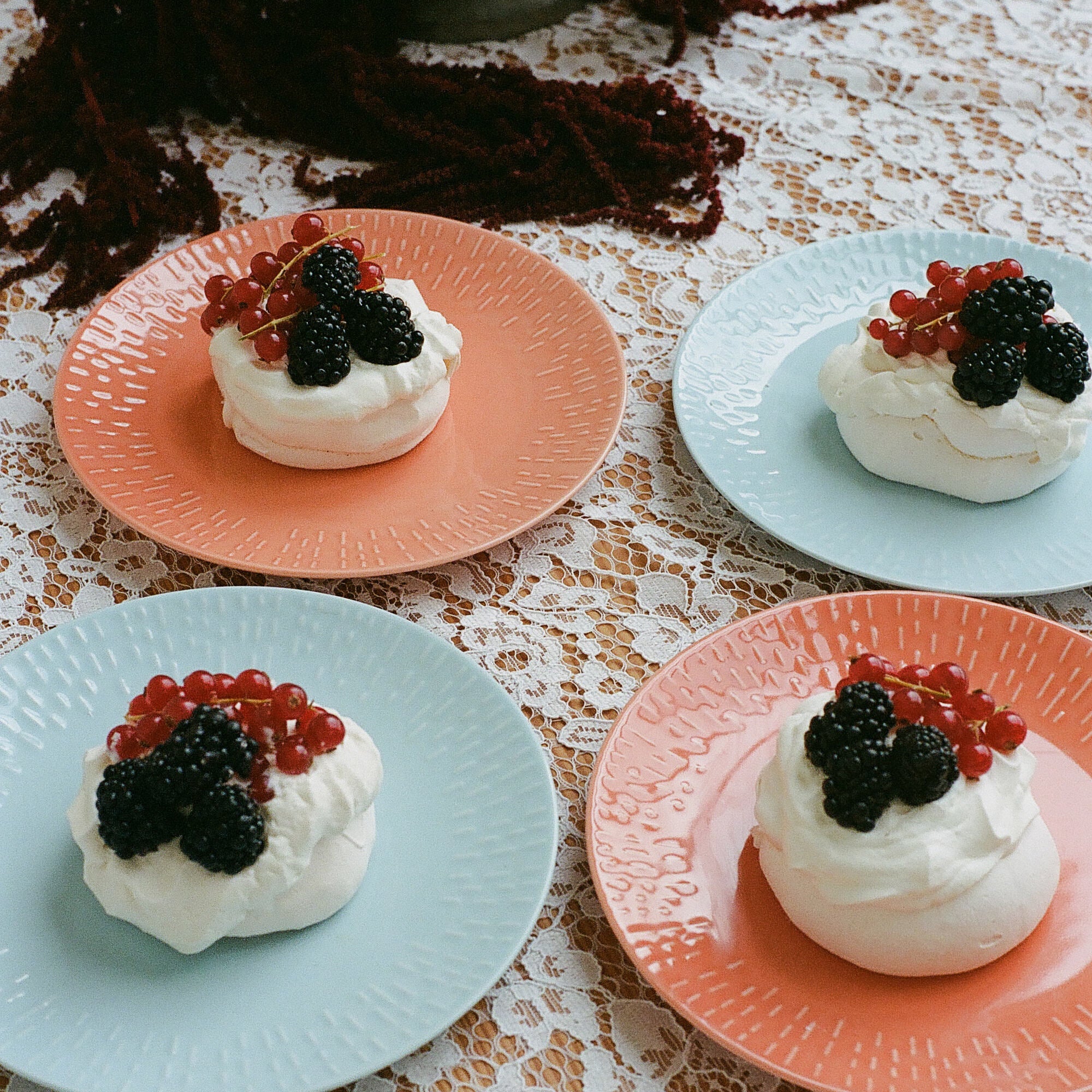 Confetti desserttallerken | Apricot