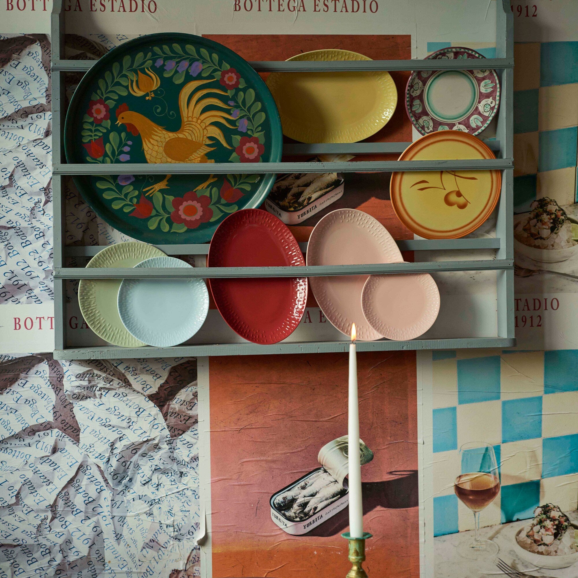 Confetti ovalt fad | Chili