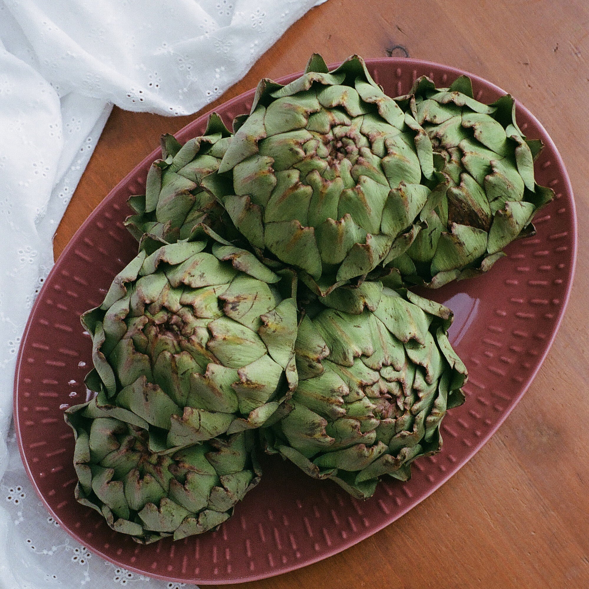 Confetti ovalt fad | Bordeaux