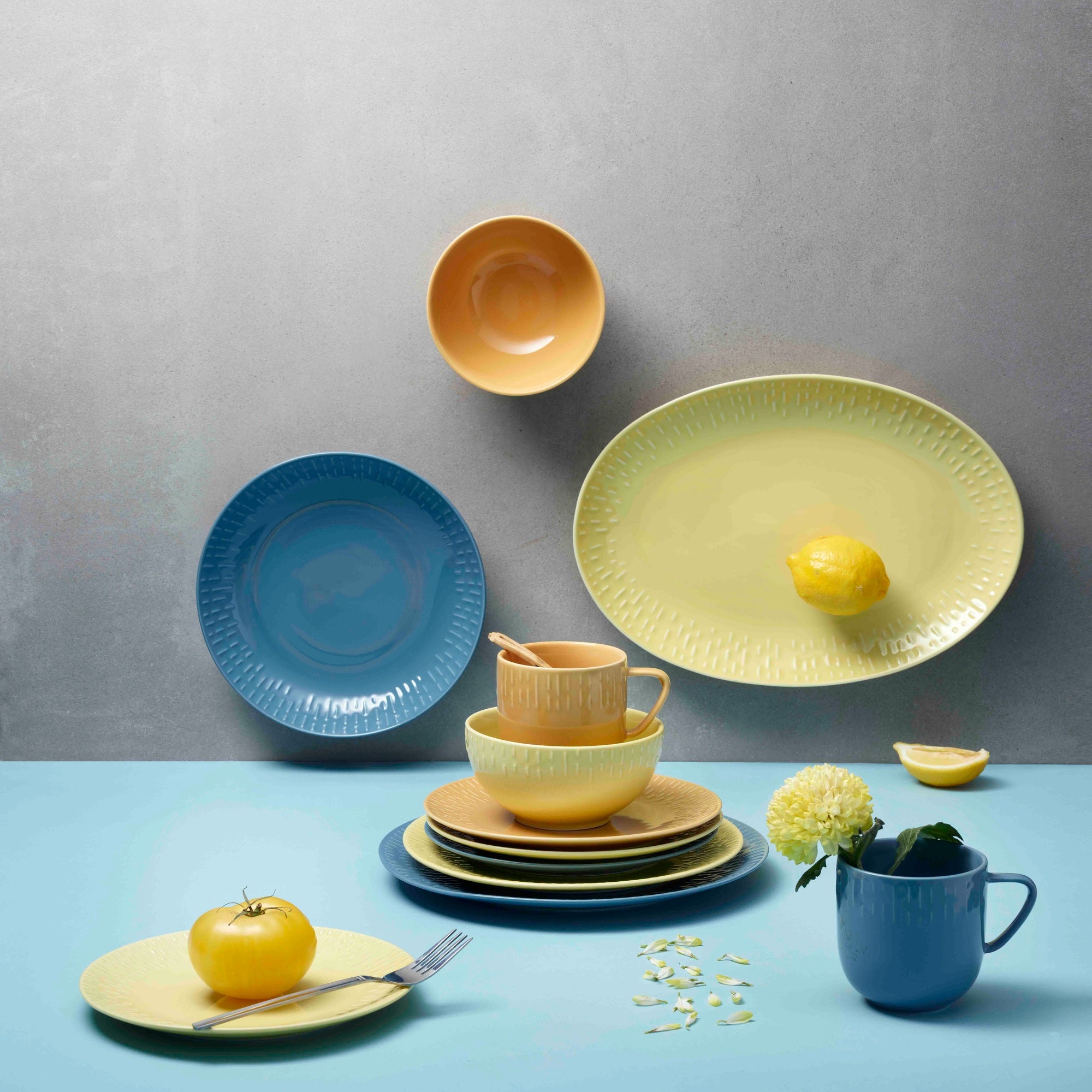 Confetti pastatallerken | Blueberry