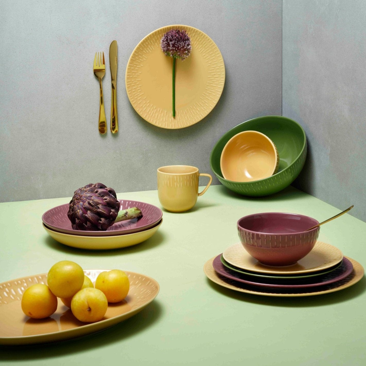 Confetti pastatallerken | Bordeaux