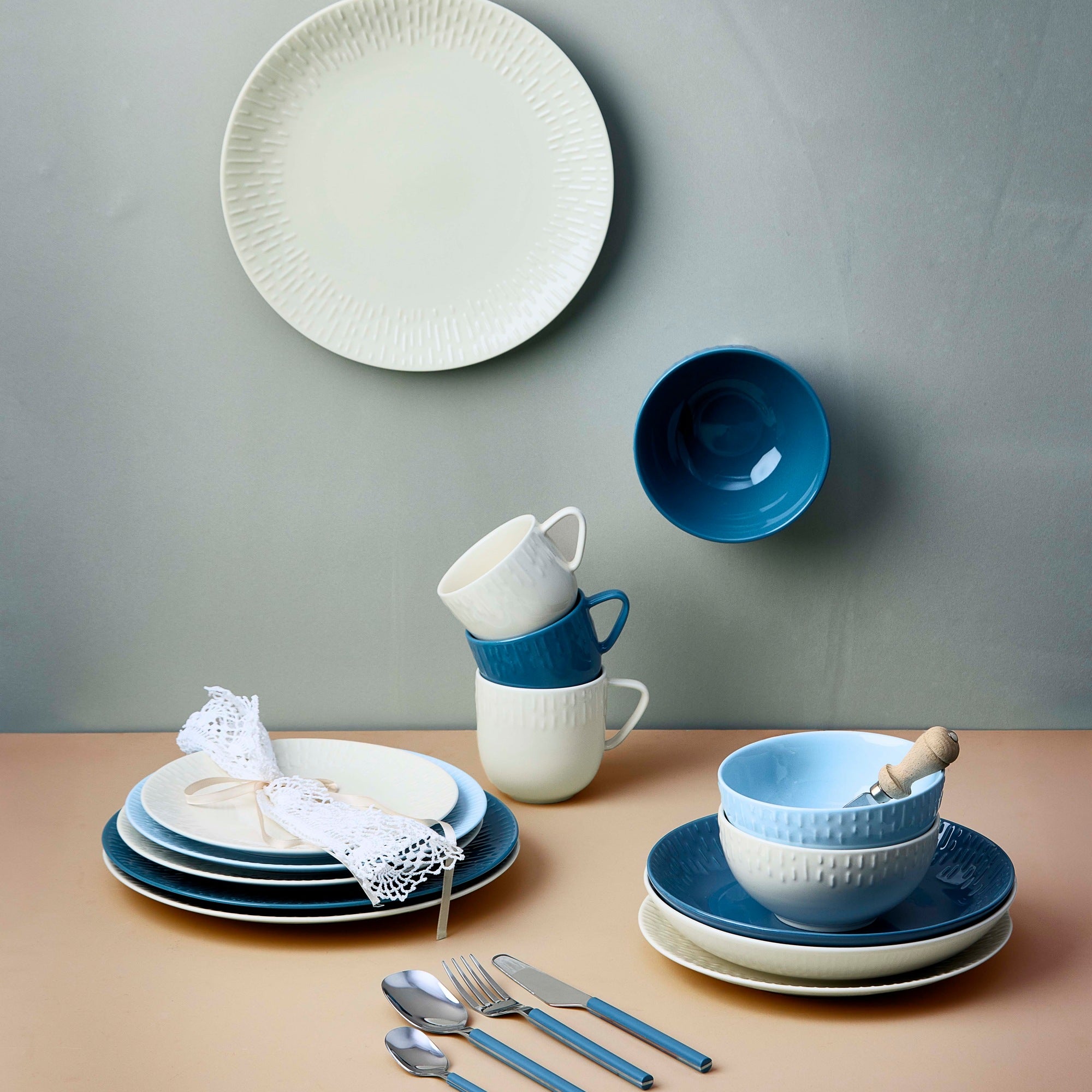 Confetti pastatallerken | Vanilla