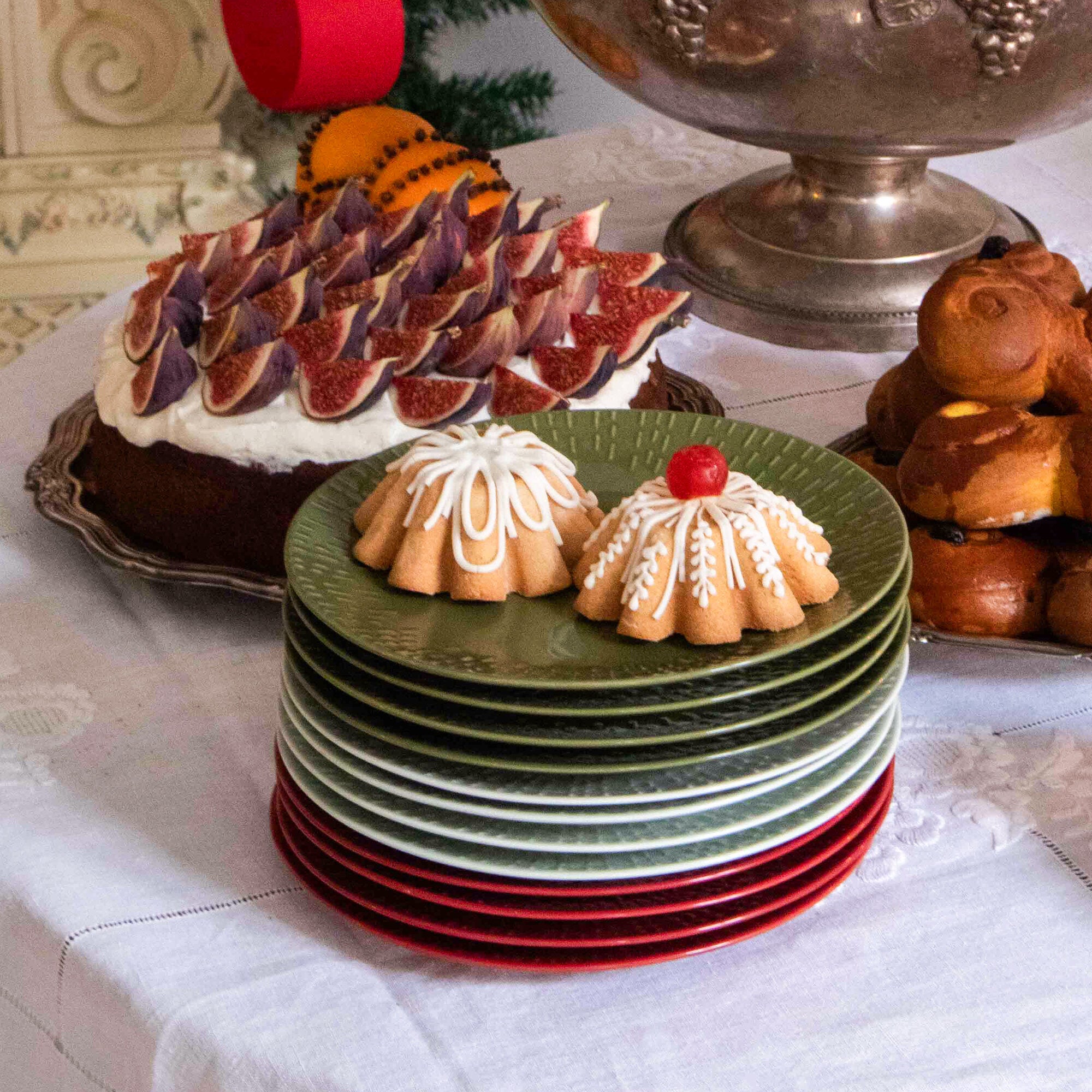 Confetti desserttallerken | Olive
