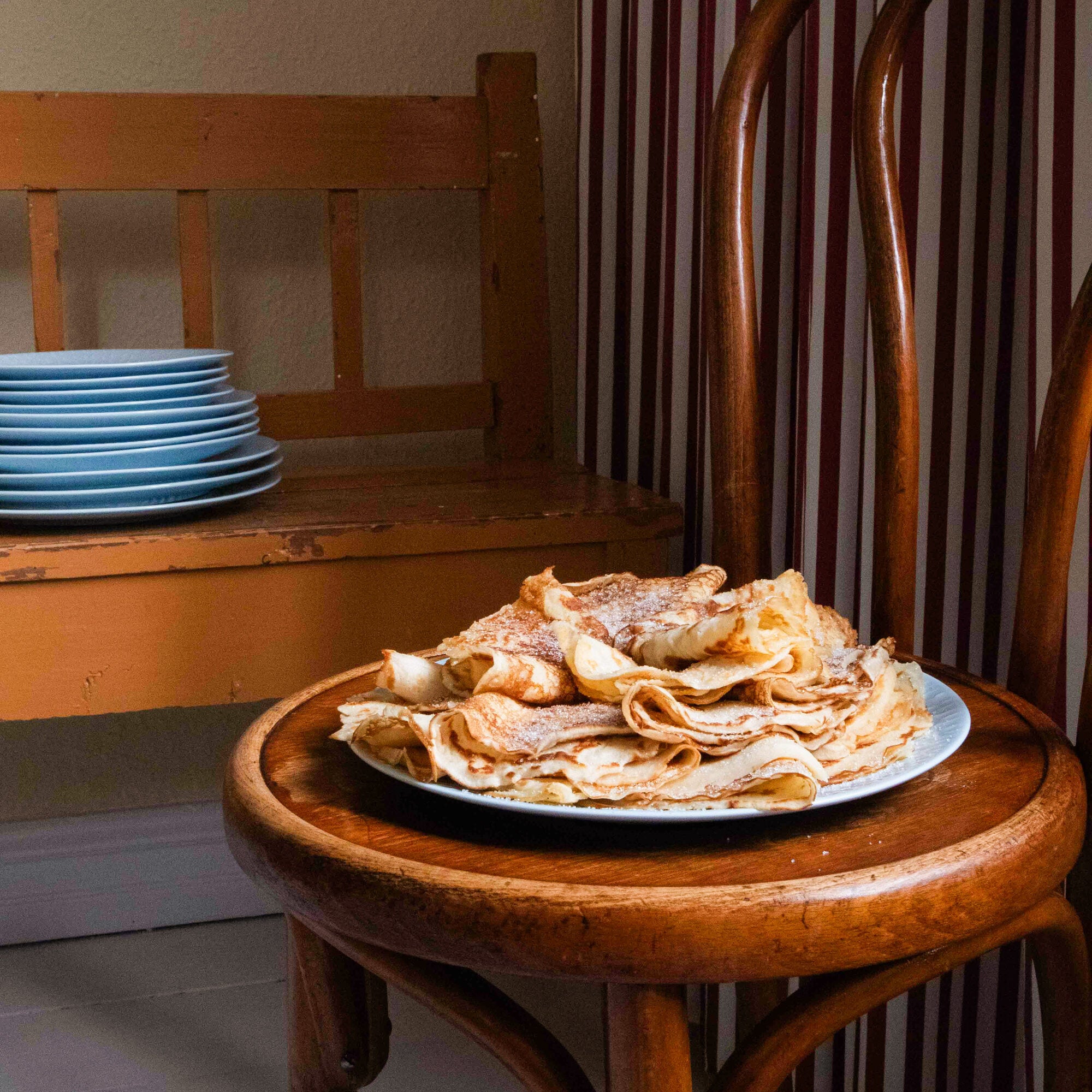 Confetti middagstallerken | Aqua