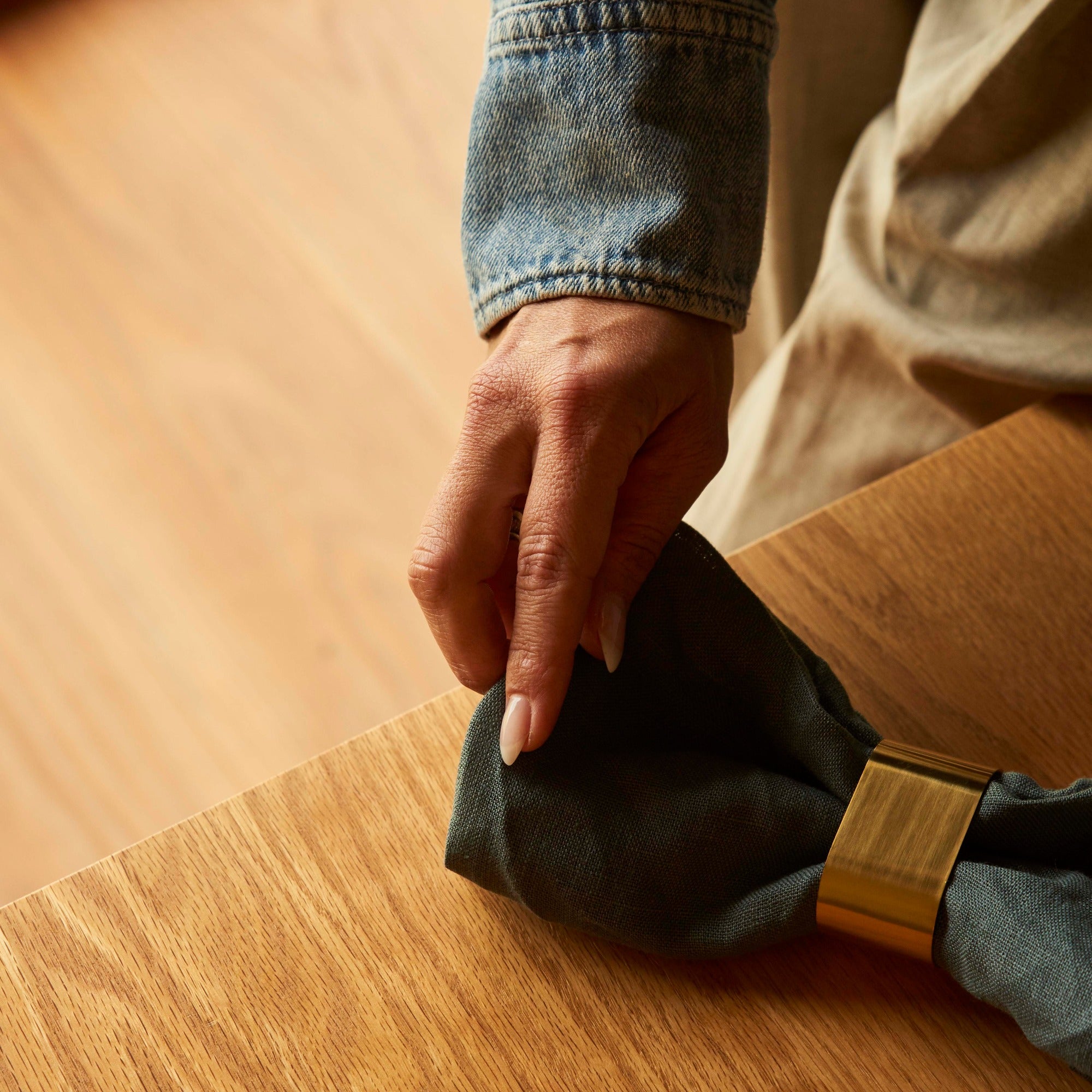 RAW mundserviet 4 stk. | Mørkegrå