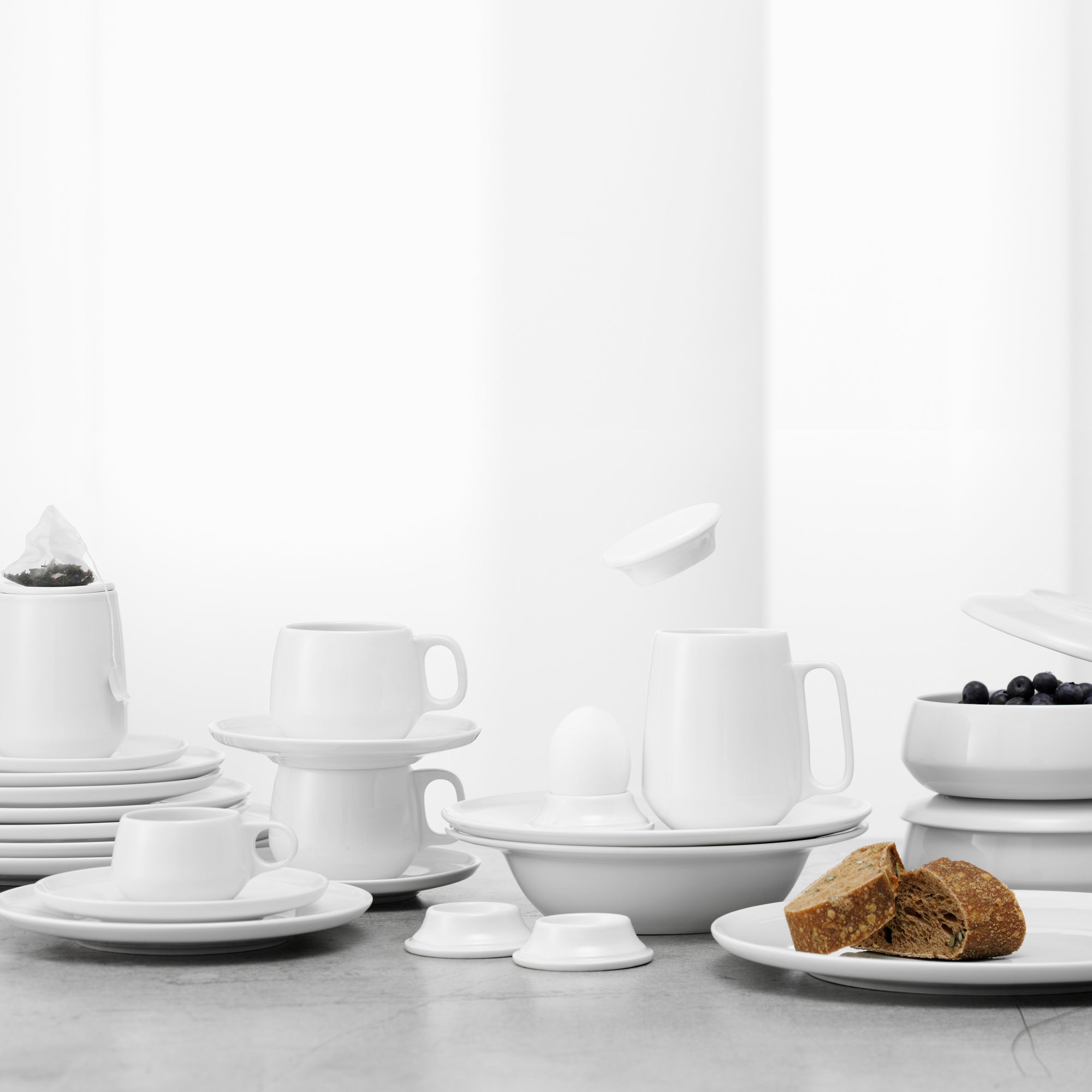 ENSO desserttallerken | Hvid