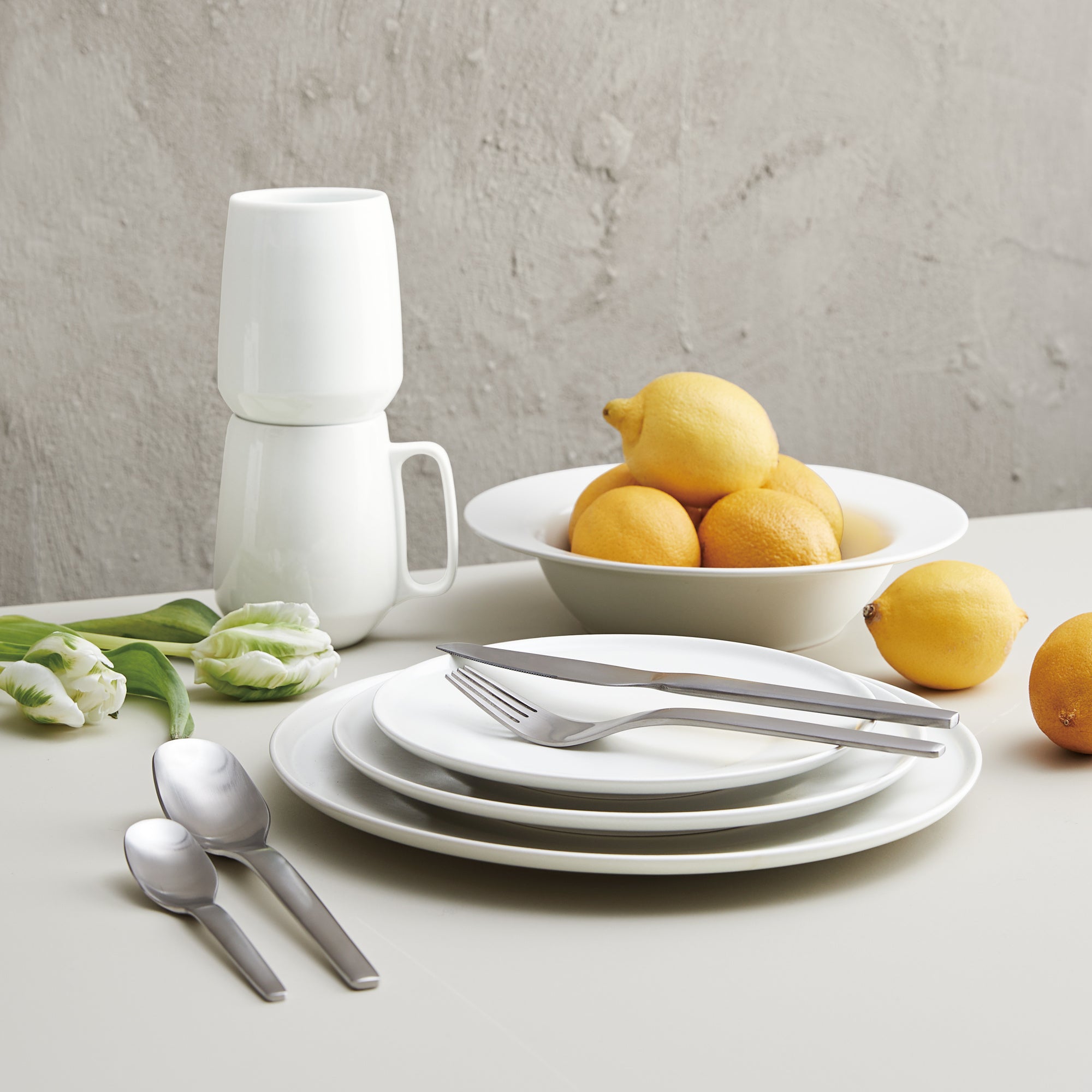 ENSO middagstallerken | Hvid