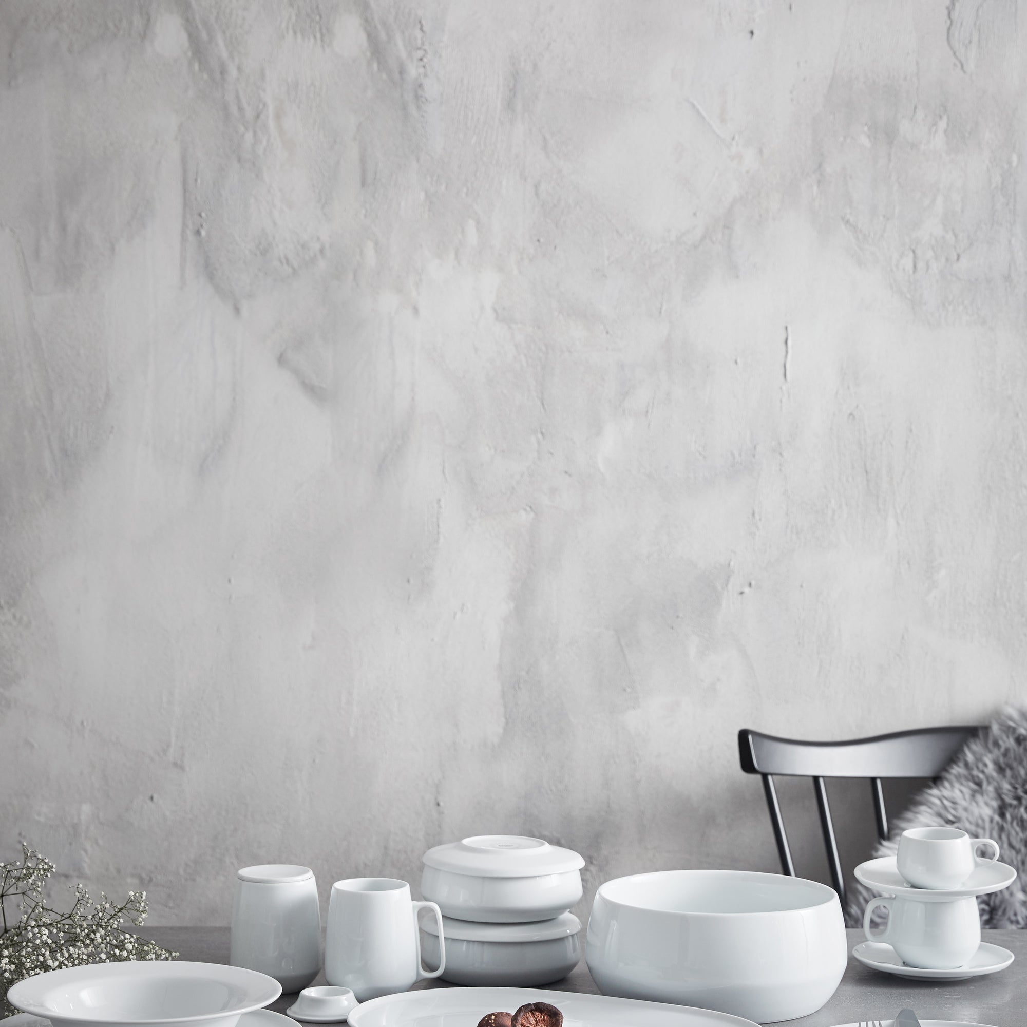 ENSO middagstallerken | Hvid