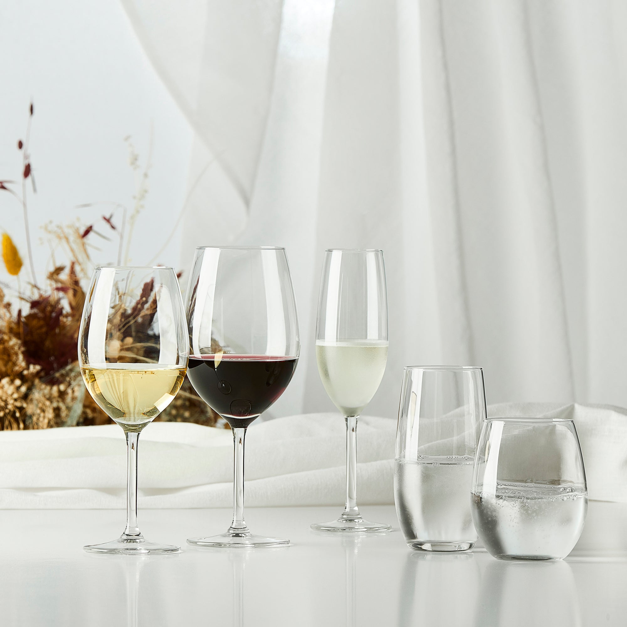 Gourmet vandglas lav | Klar