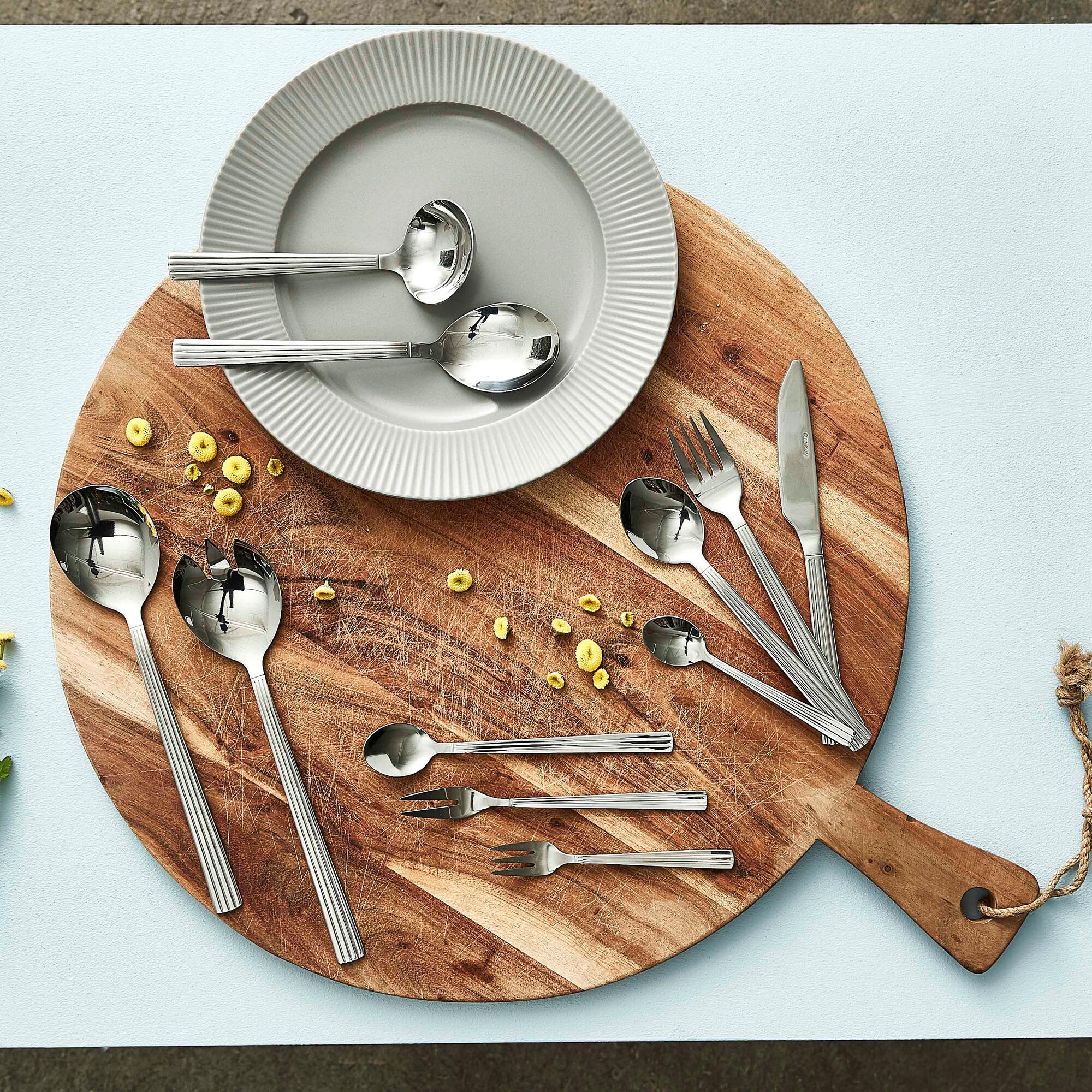 Groovy frokosttallerken | Grå