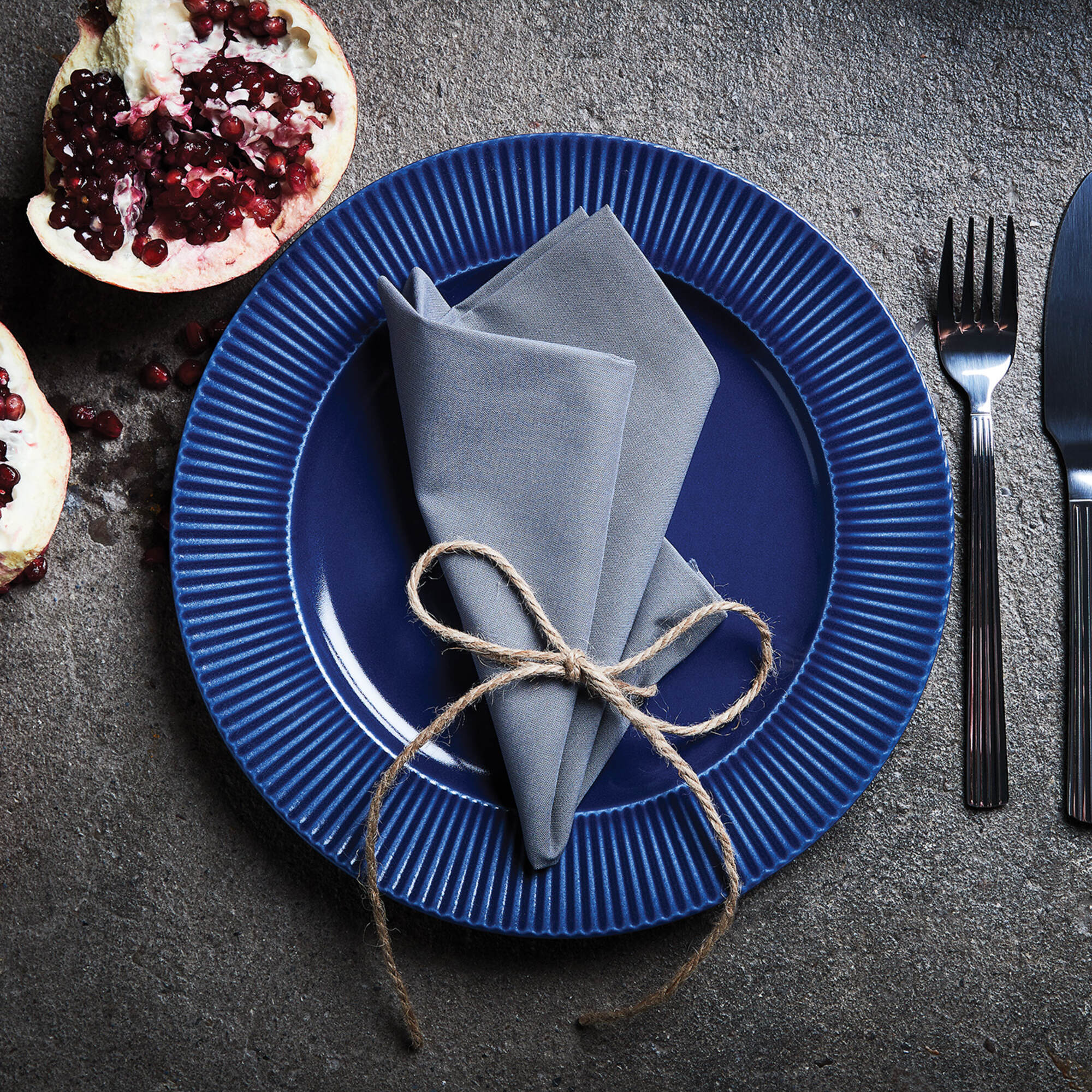 Groovy gaffel | Blank stål