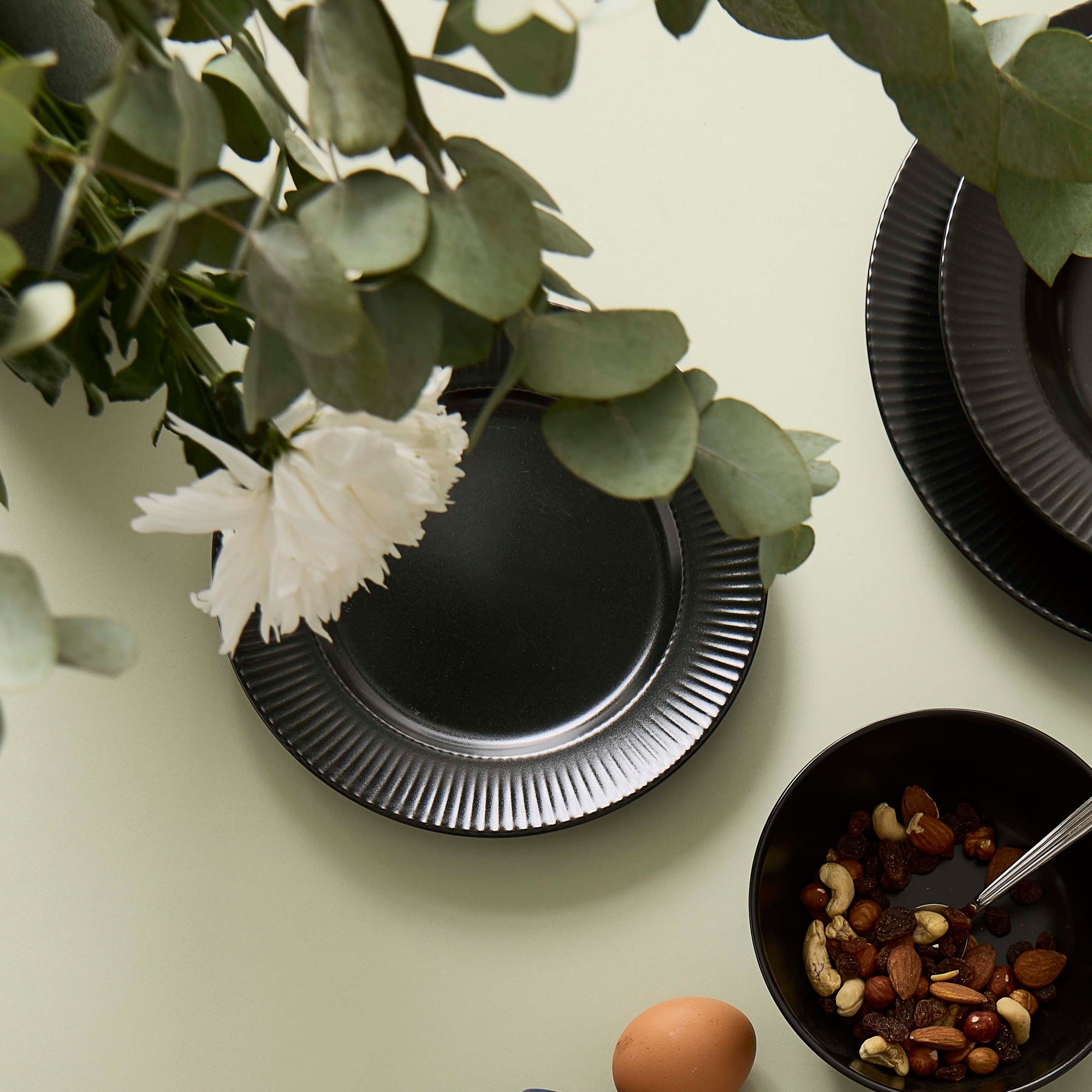 Groovy frokosttallerken | Sort