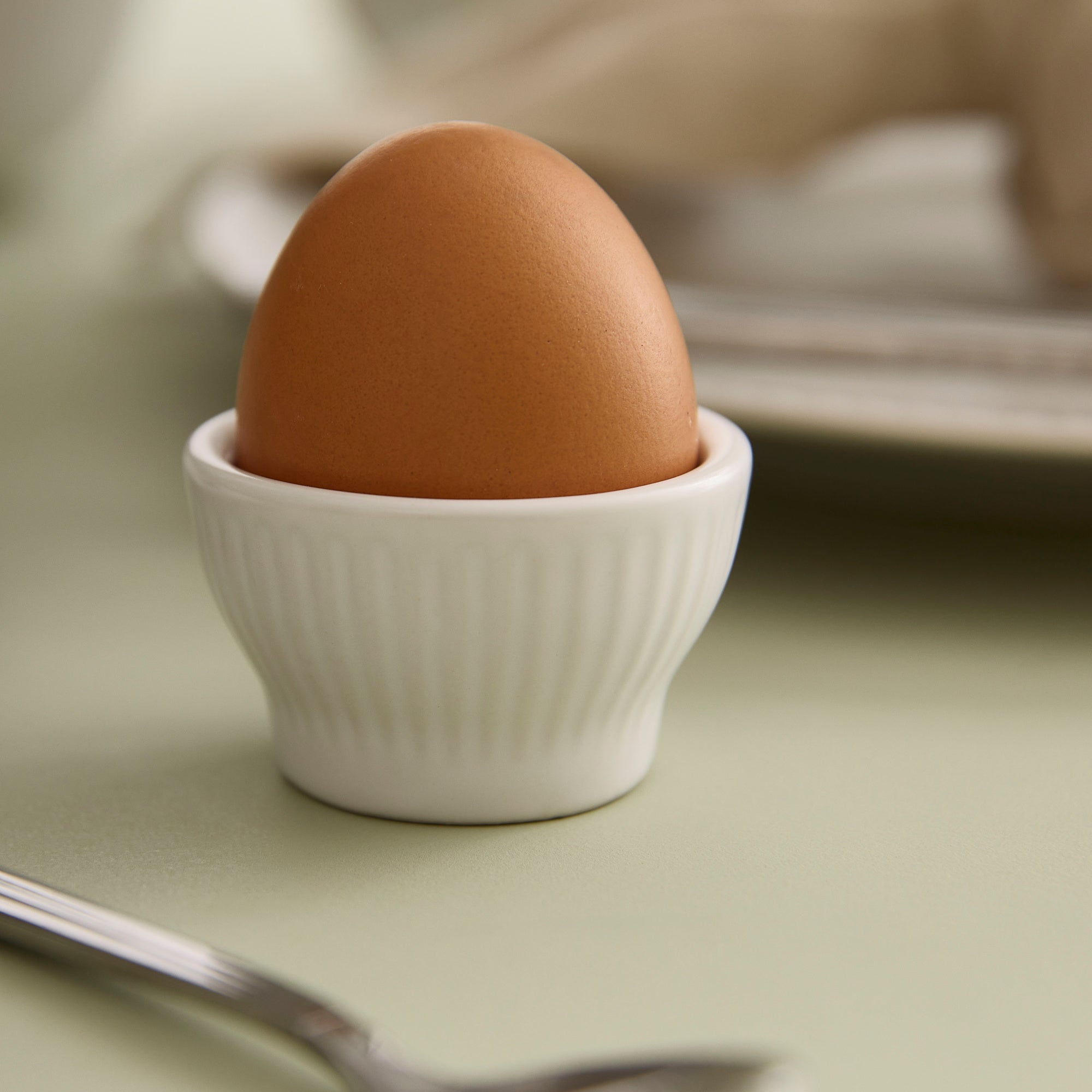 Groovy æggebæger 4 stk. | Creme Hvid