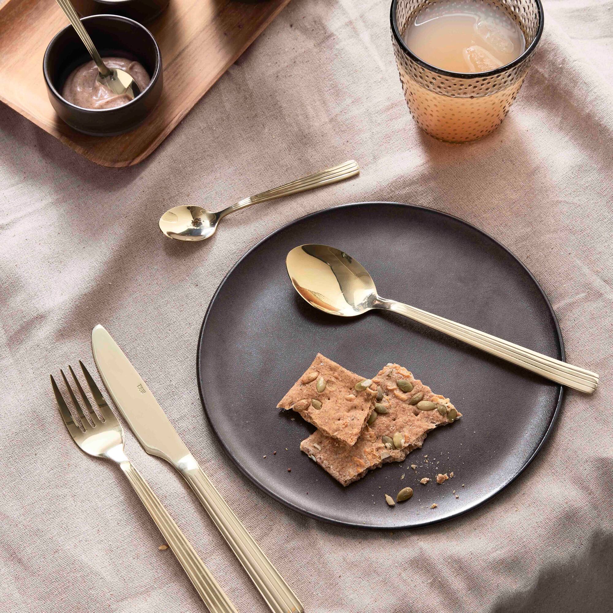 RAW bestiksæt 16 dele | Champagne Guld