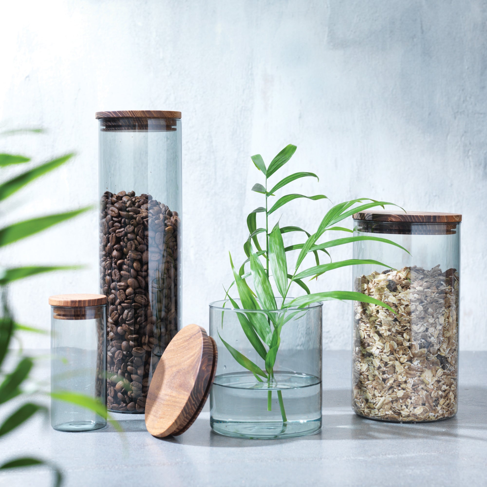 RAW mini opbevaringsglas med låg | Smoke