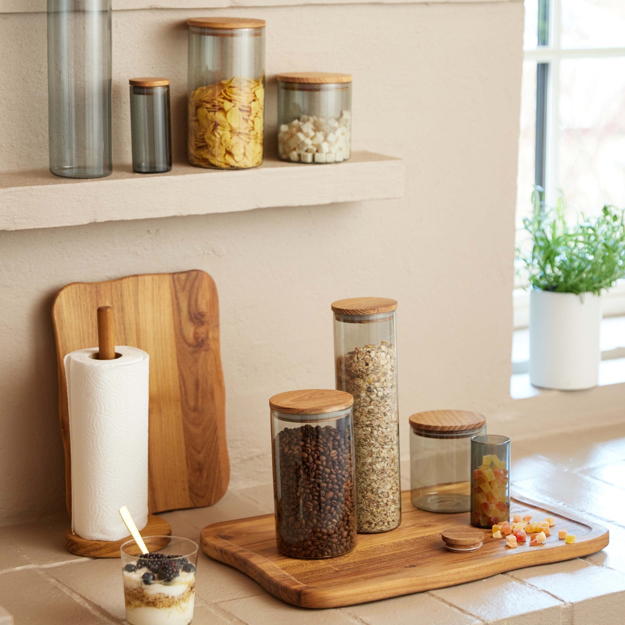 RAW skærebræt med saftrille 45 x 33 cm | Natural