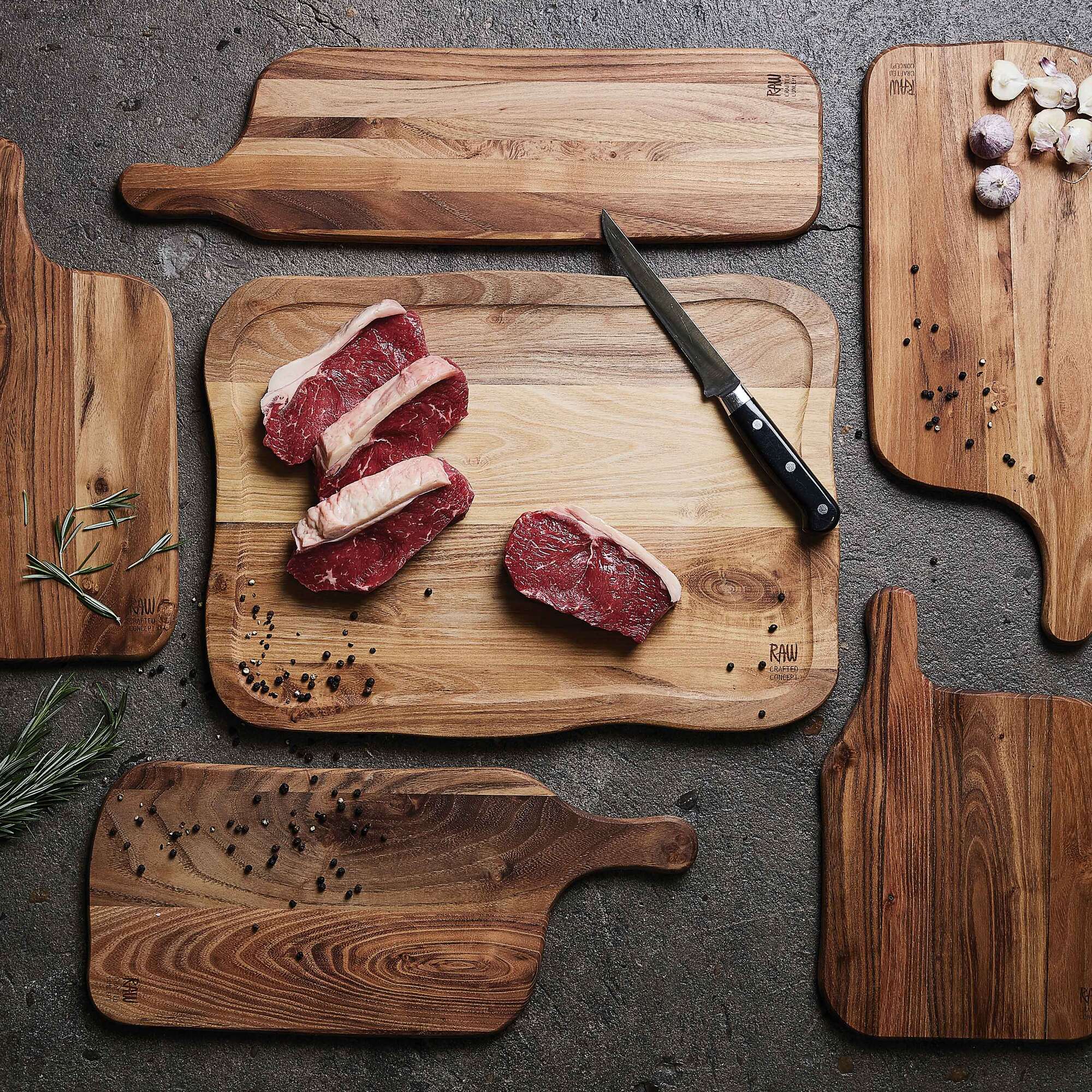 RAW skærebræt 43 x 19 cm | Natural