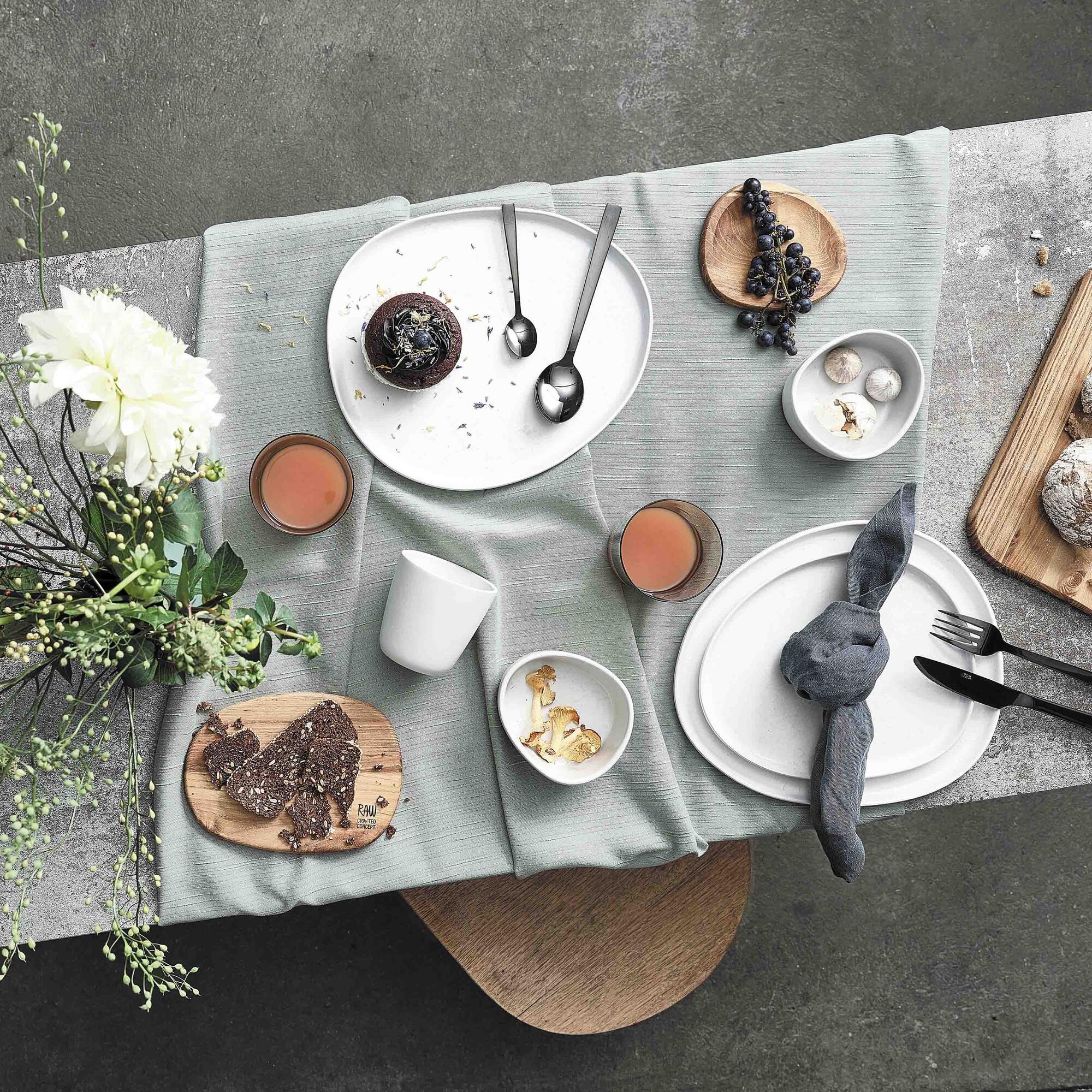 RAW Organic frokosttallerken | Arctic White