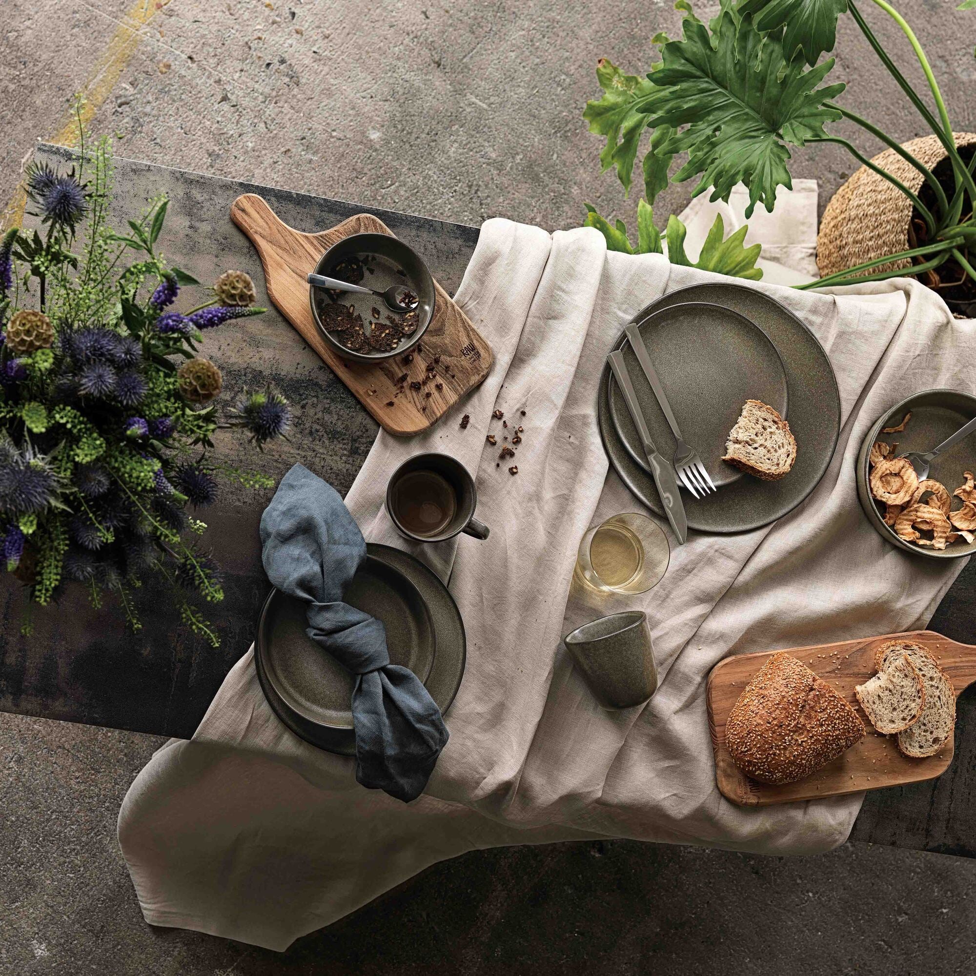 RAW middagstallerken | Forest Brown