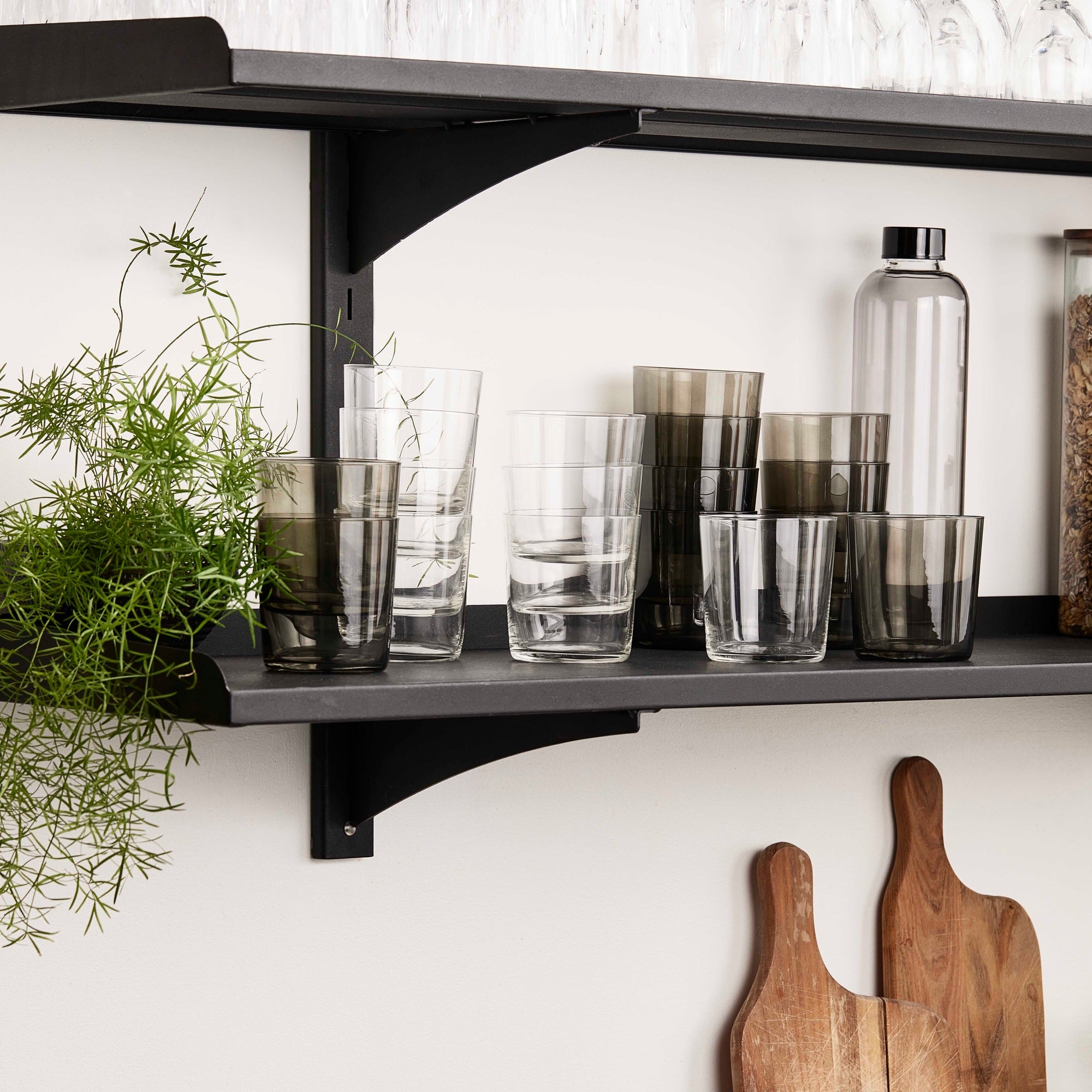 RAW mini opbevaringsglas med låg | Smoke