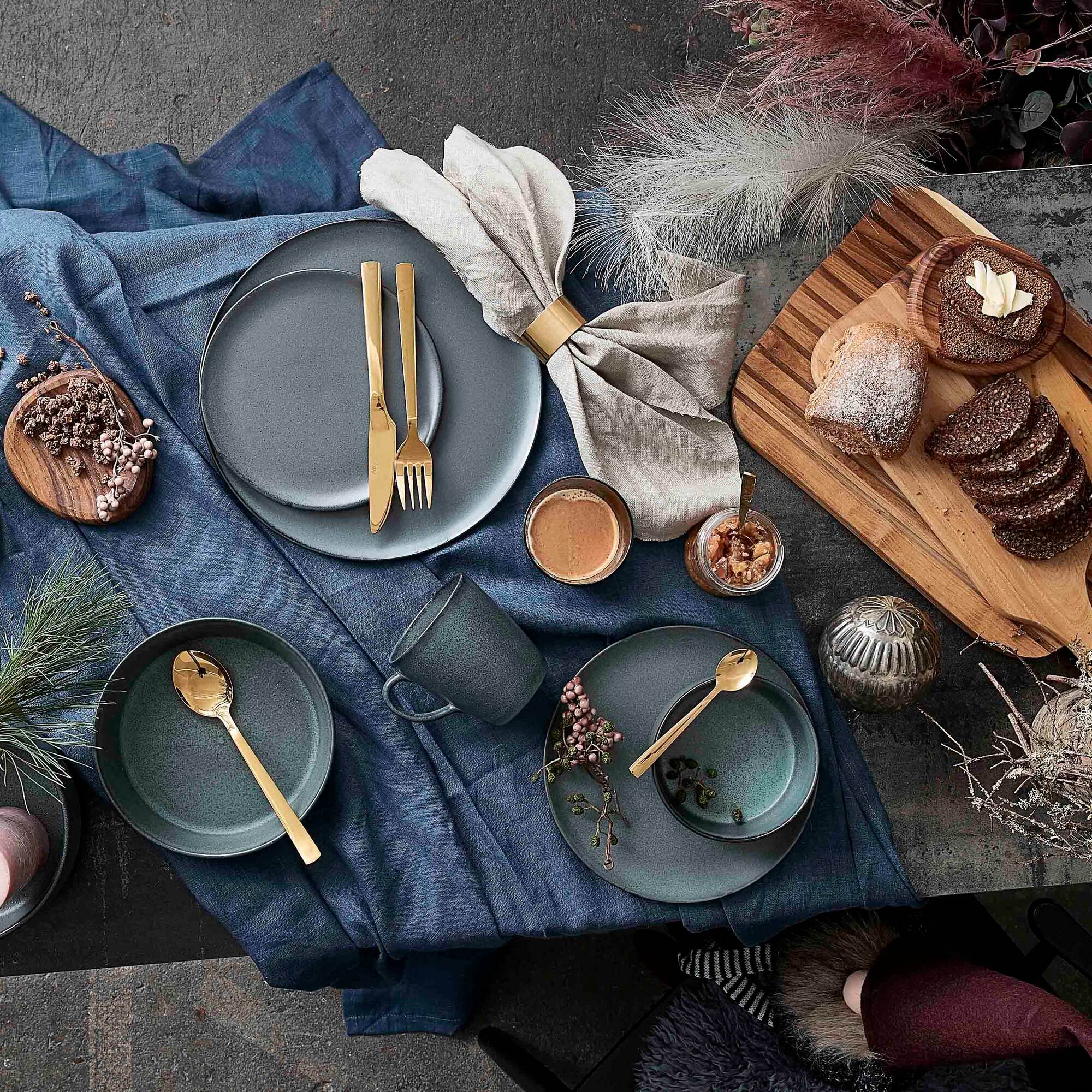 RAW servietring 4 stk. | Guld