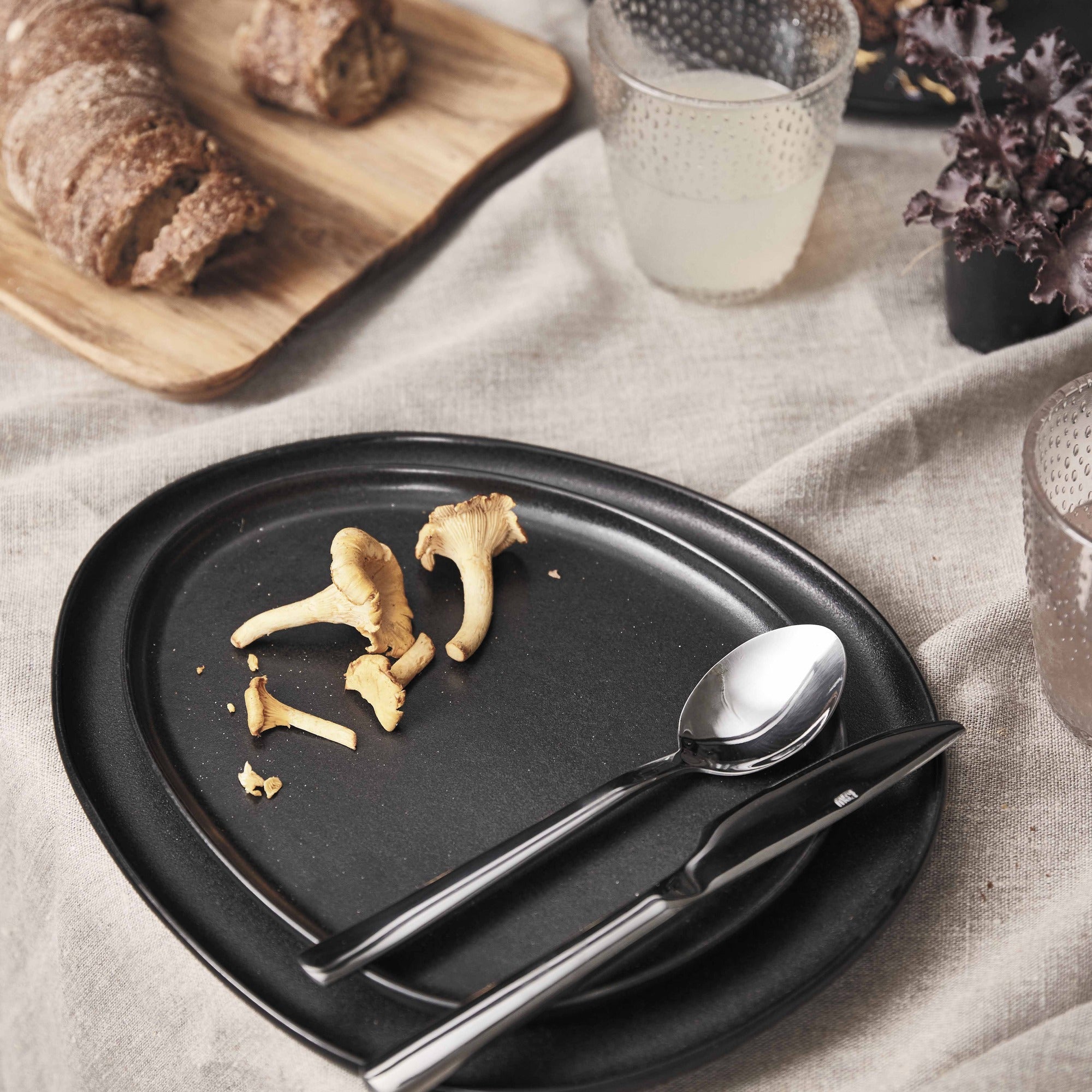 RAW Organic middagstallerken | Titanium Black