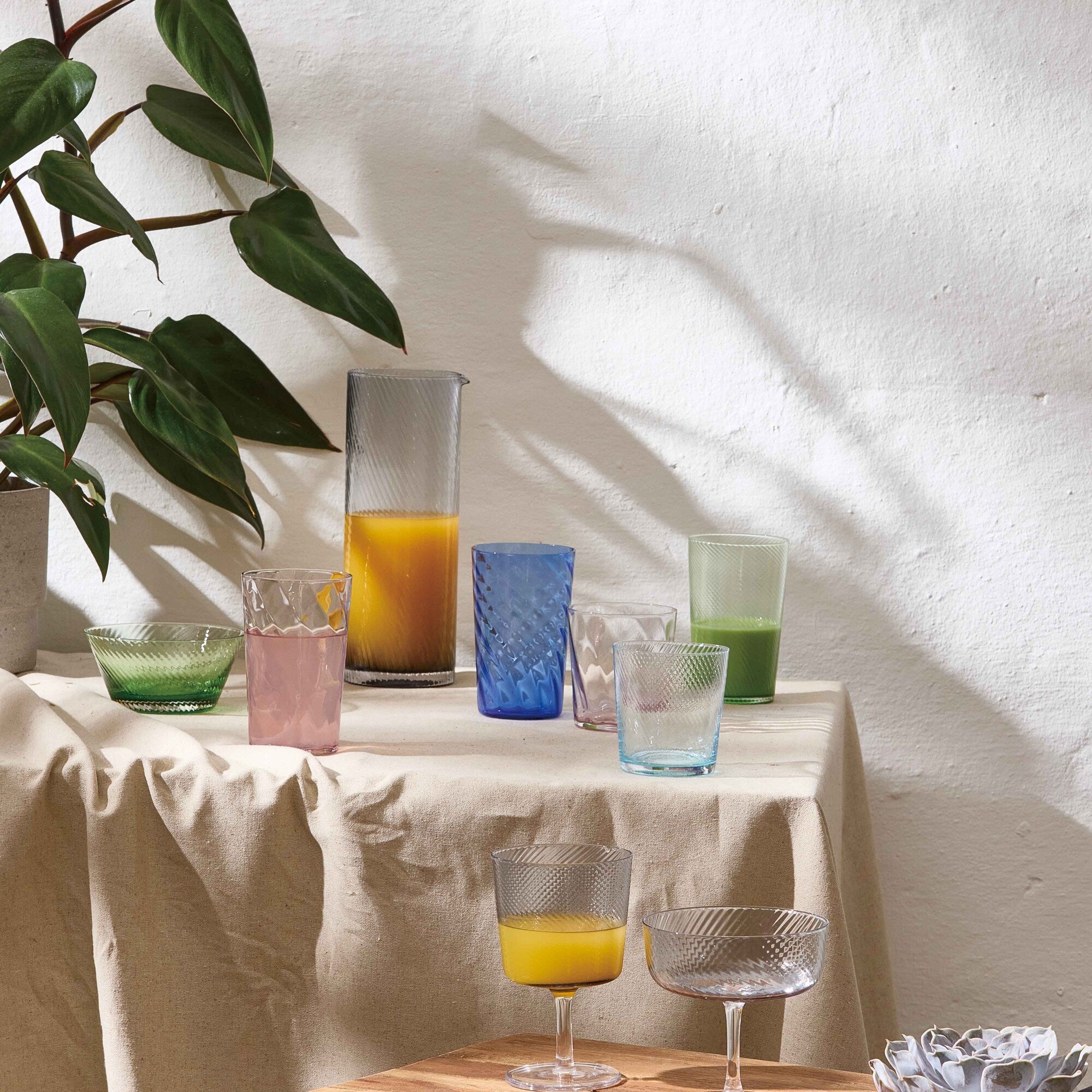 RAW Unique Optic vandglas | Lyserød