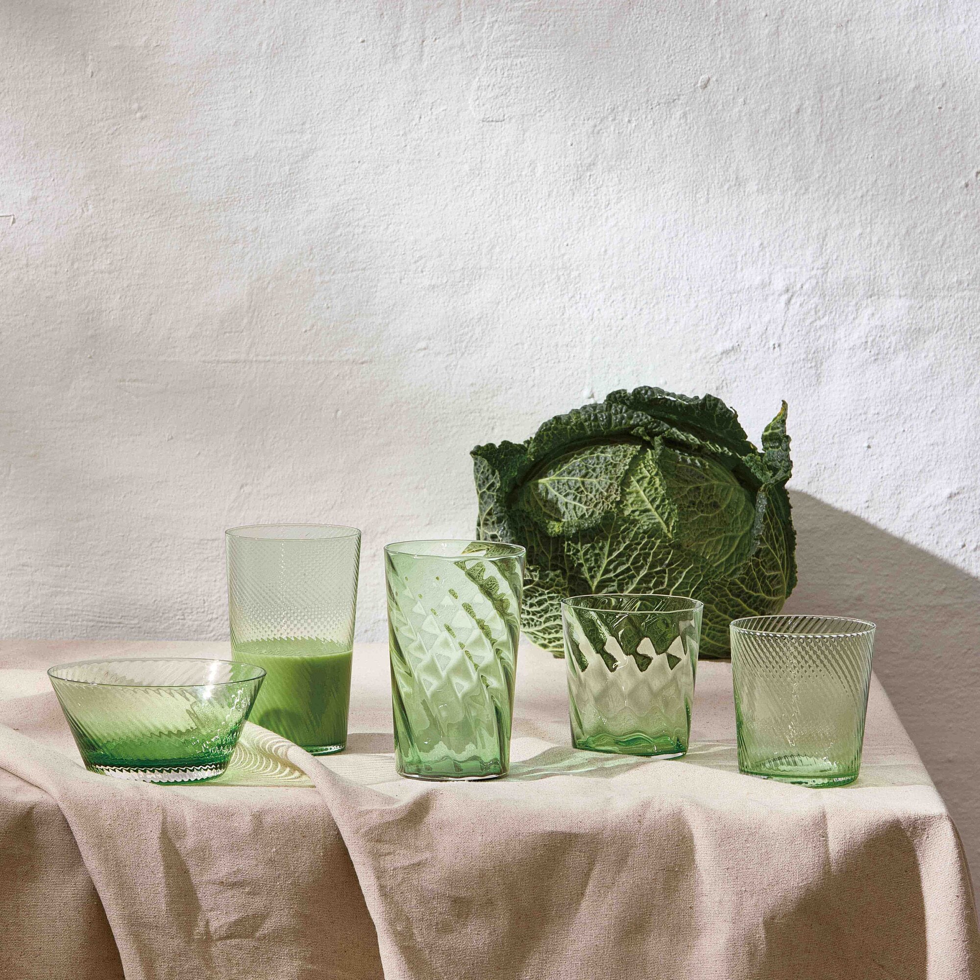 RAW Unique Optic vandglas | Grøn