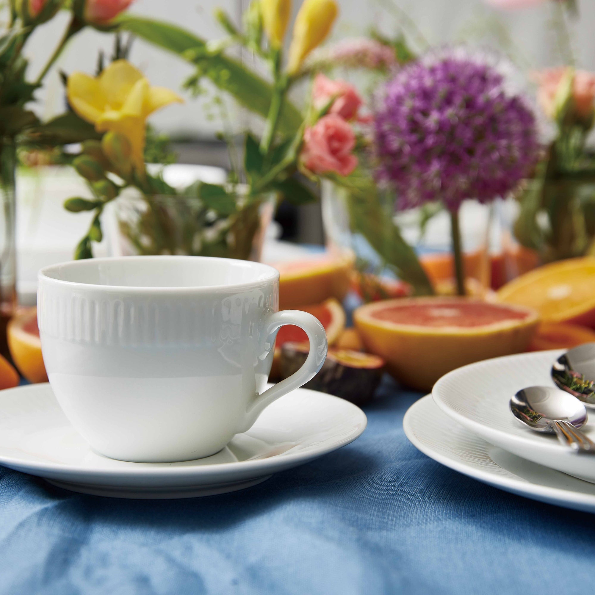 Groovy kaffeske | Blank stål