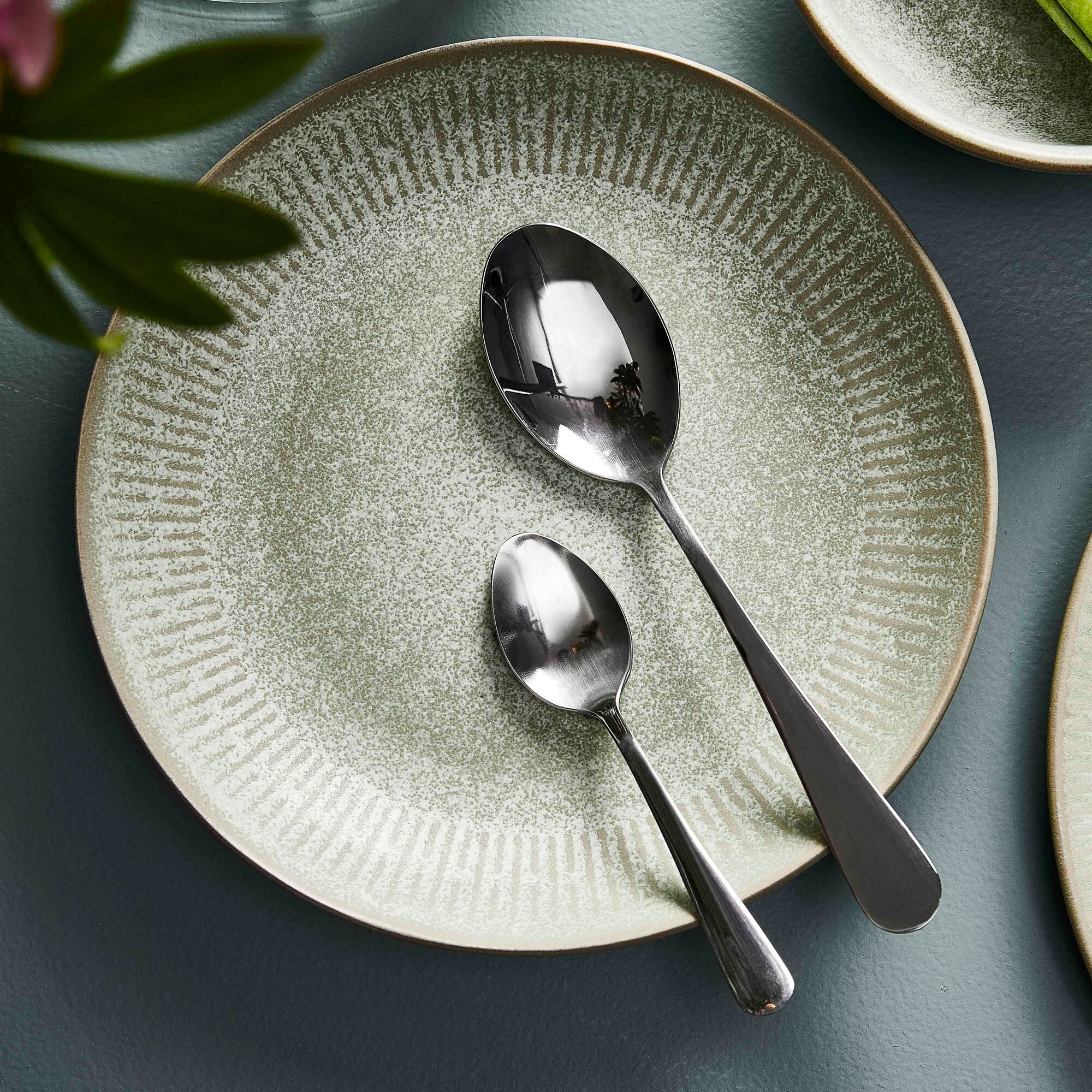 Relief suppetallerken | Grøn