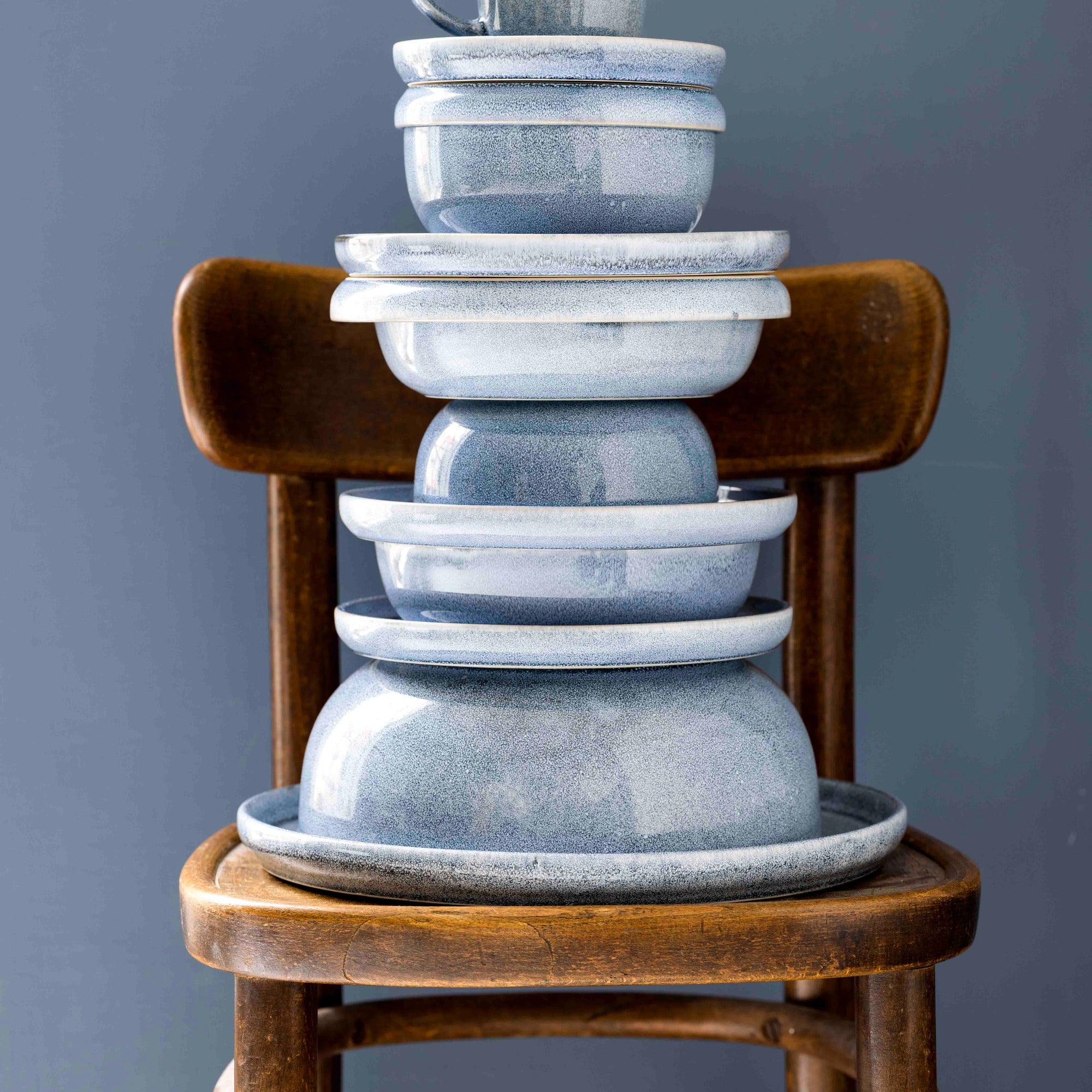 SØHOLM Sonja blå skål | Blå