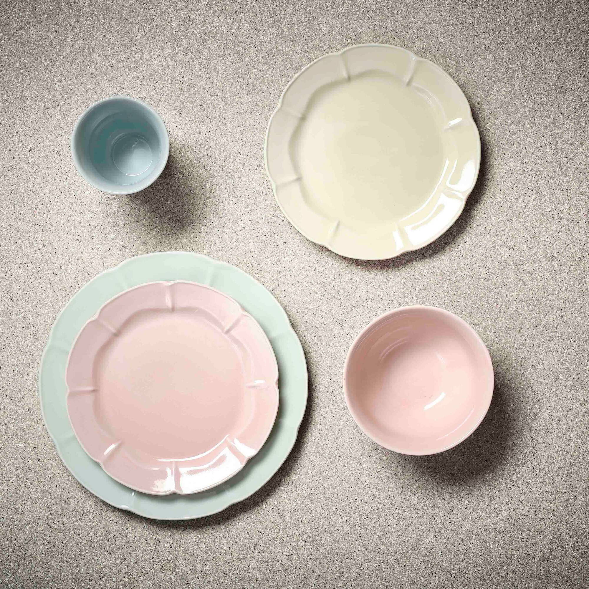 SØHOLM Solvej frokosttallerken 4 stk. | Soft Pink