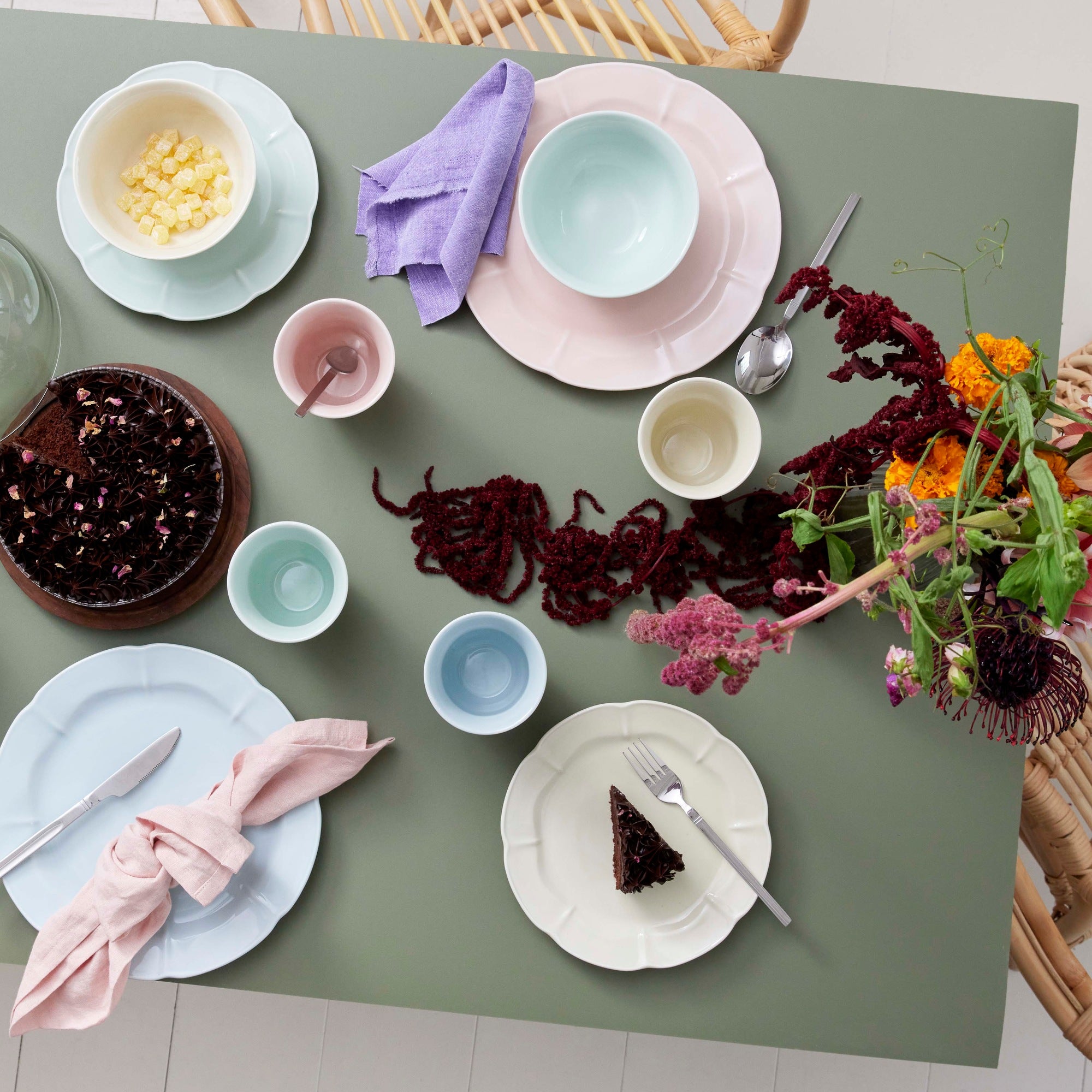 SØHOLM Solvej middagstallerken | Powder Blue