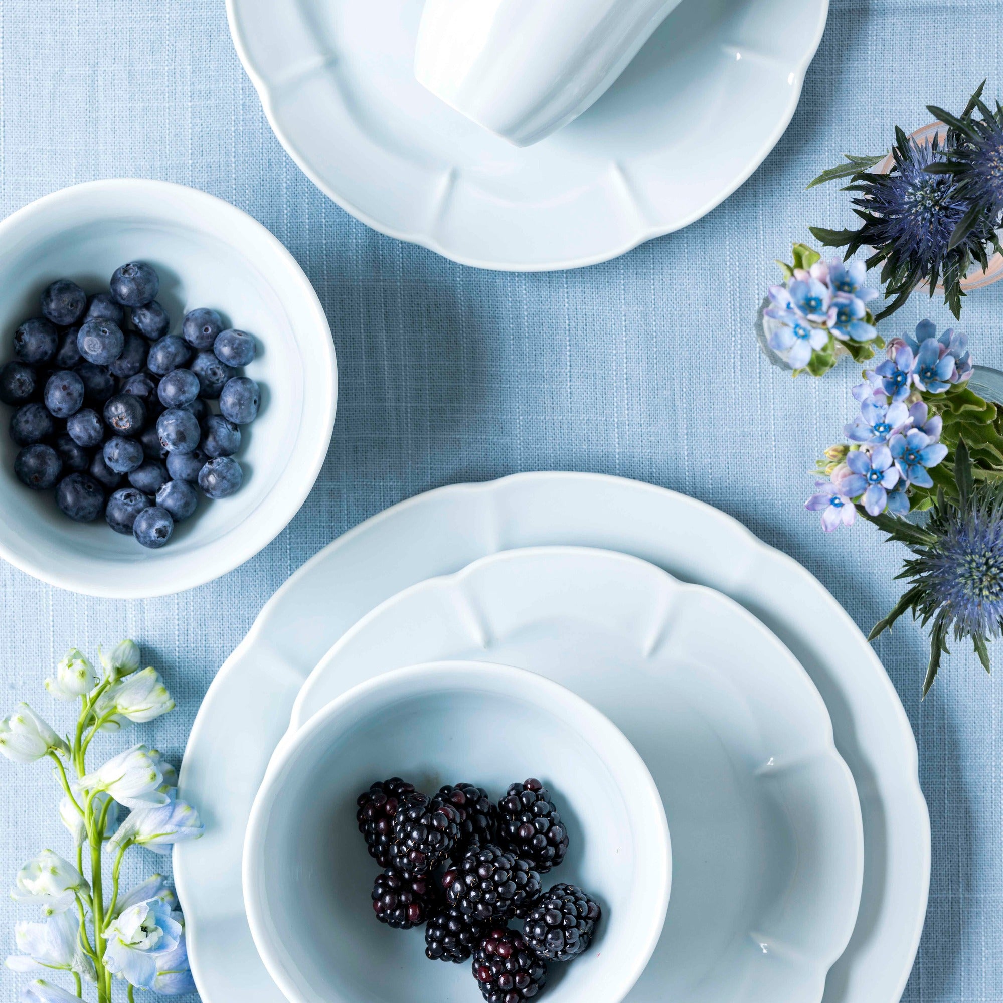 SØHOLM Solvej middagstallerken | Powder Blue