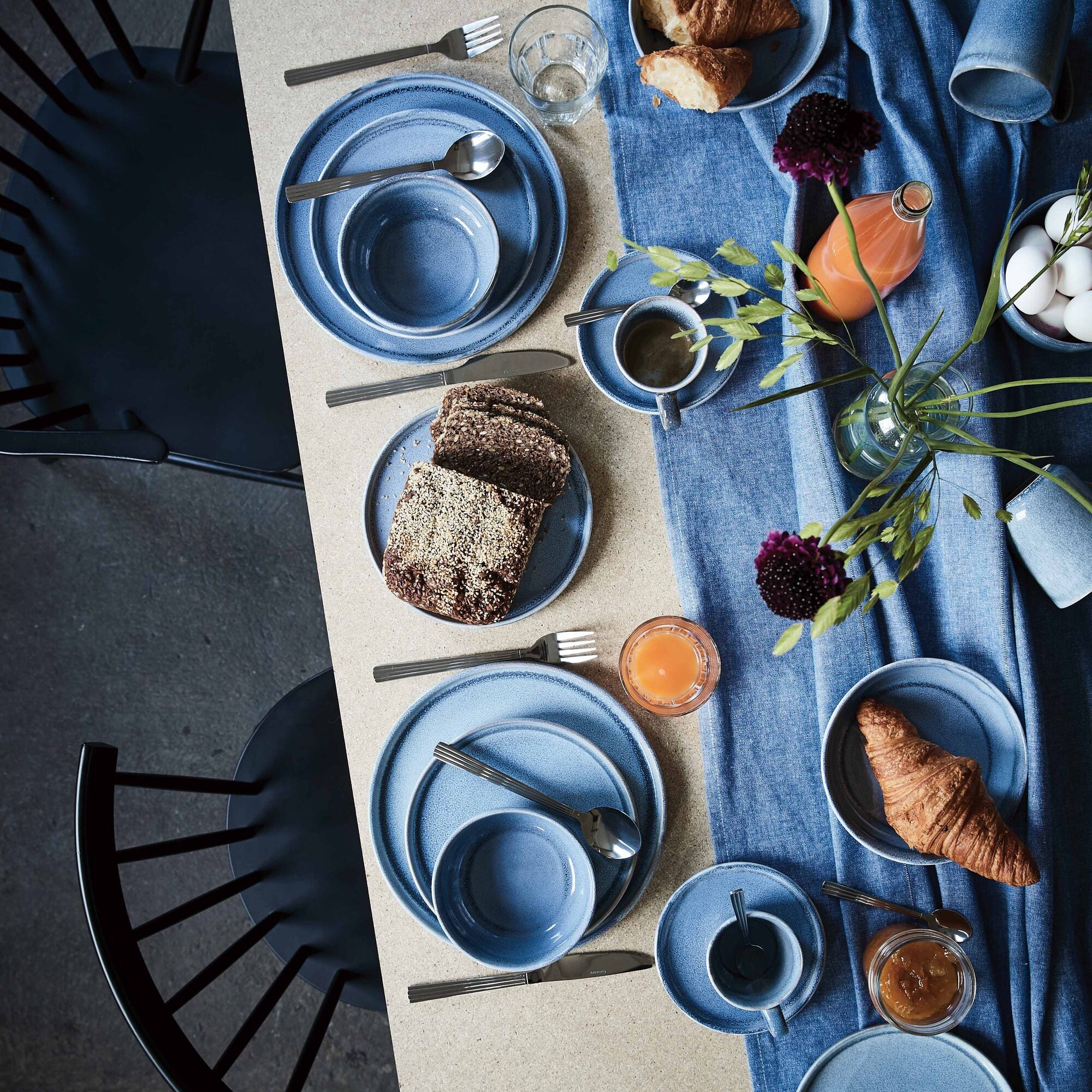 SØHOLM Sonja Blå krus med hank | Blå