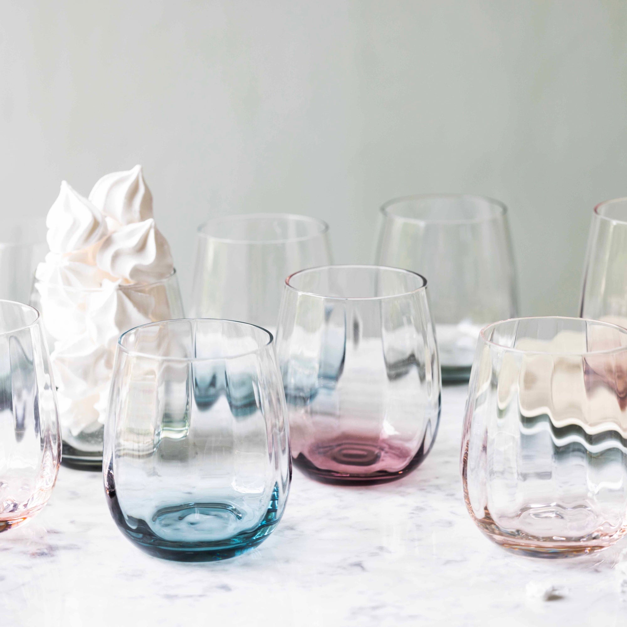 SØHOLM Sonja vandglas 2 stk. | Raspberry Red