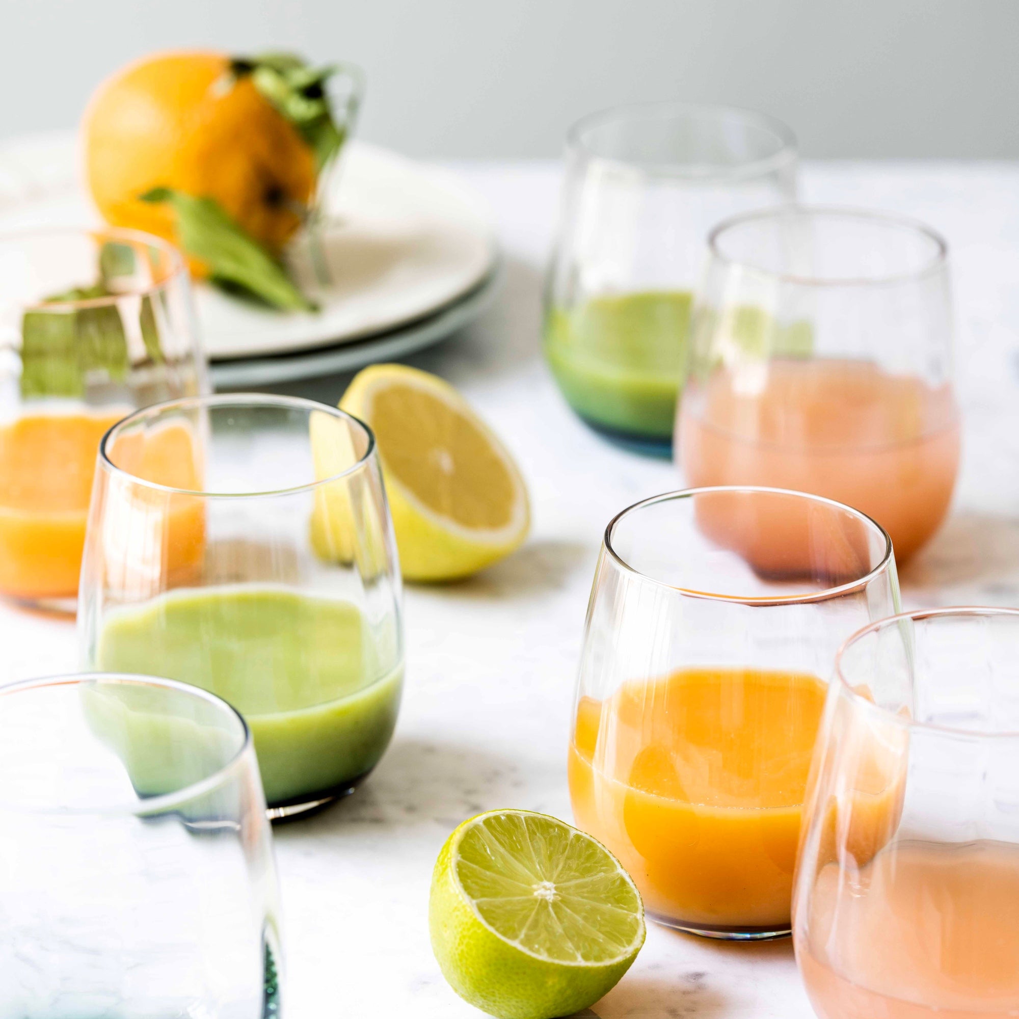 SØHOLM Sonja vandglas 2 stk. | Grøn