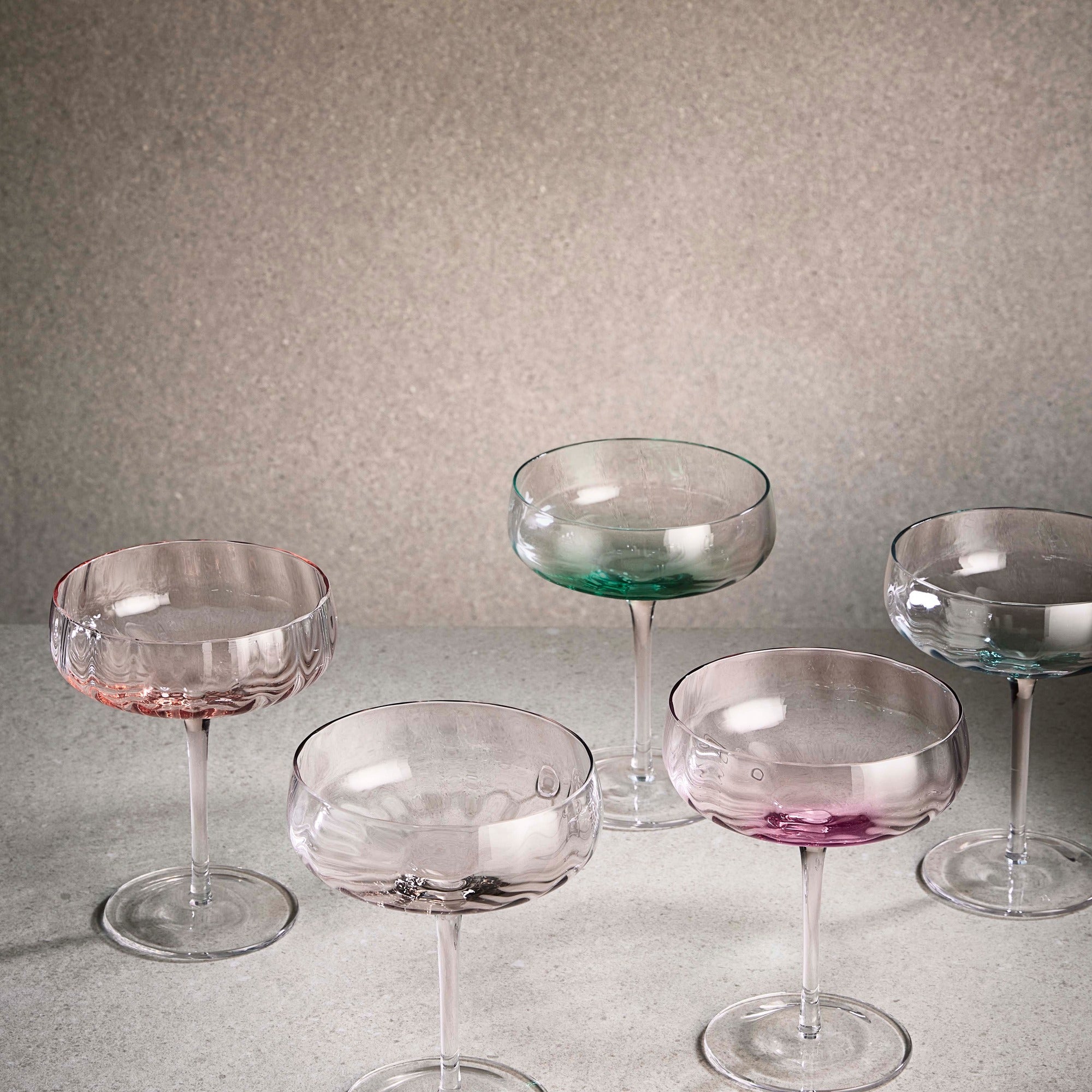 SØHOLM Sonja champagneskål | Grøn