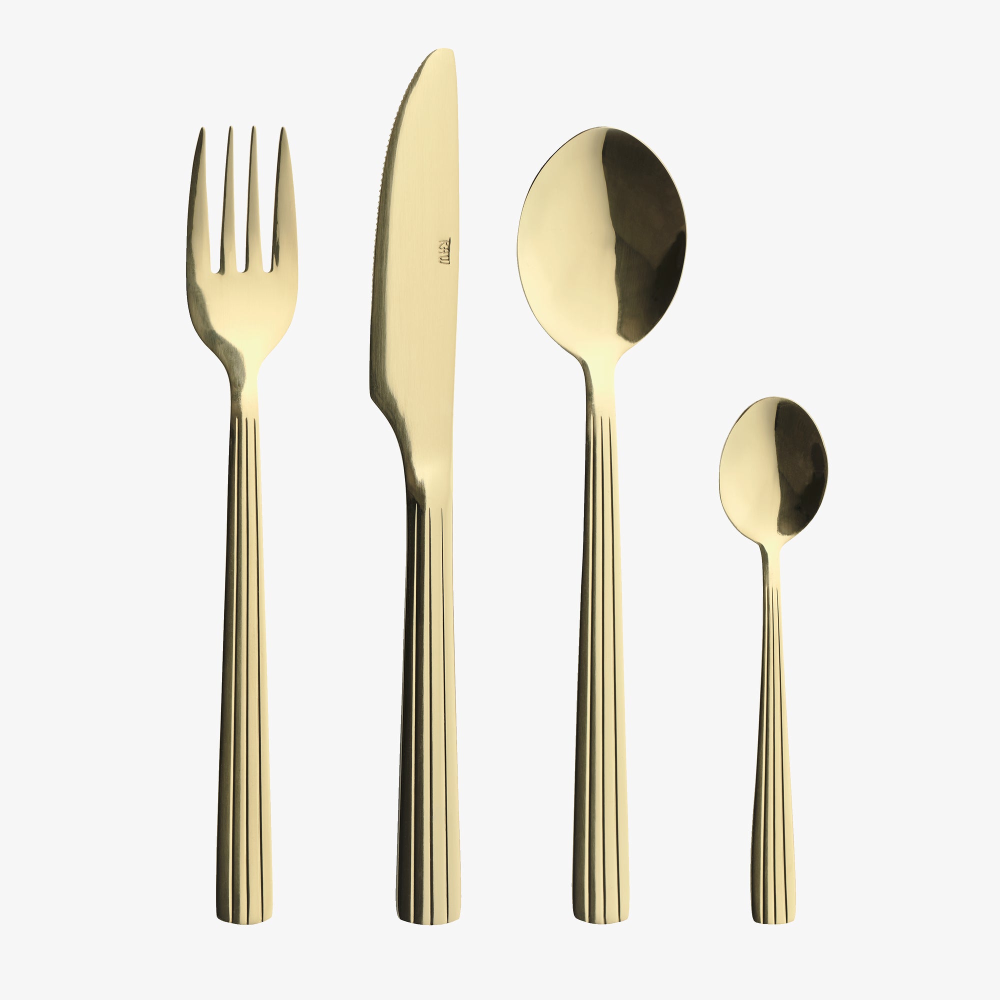 RAW bestiksæt 24 dele | Champagne Guld