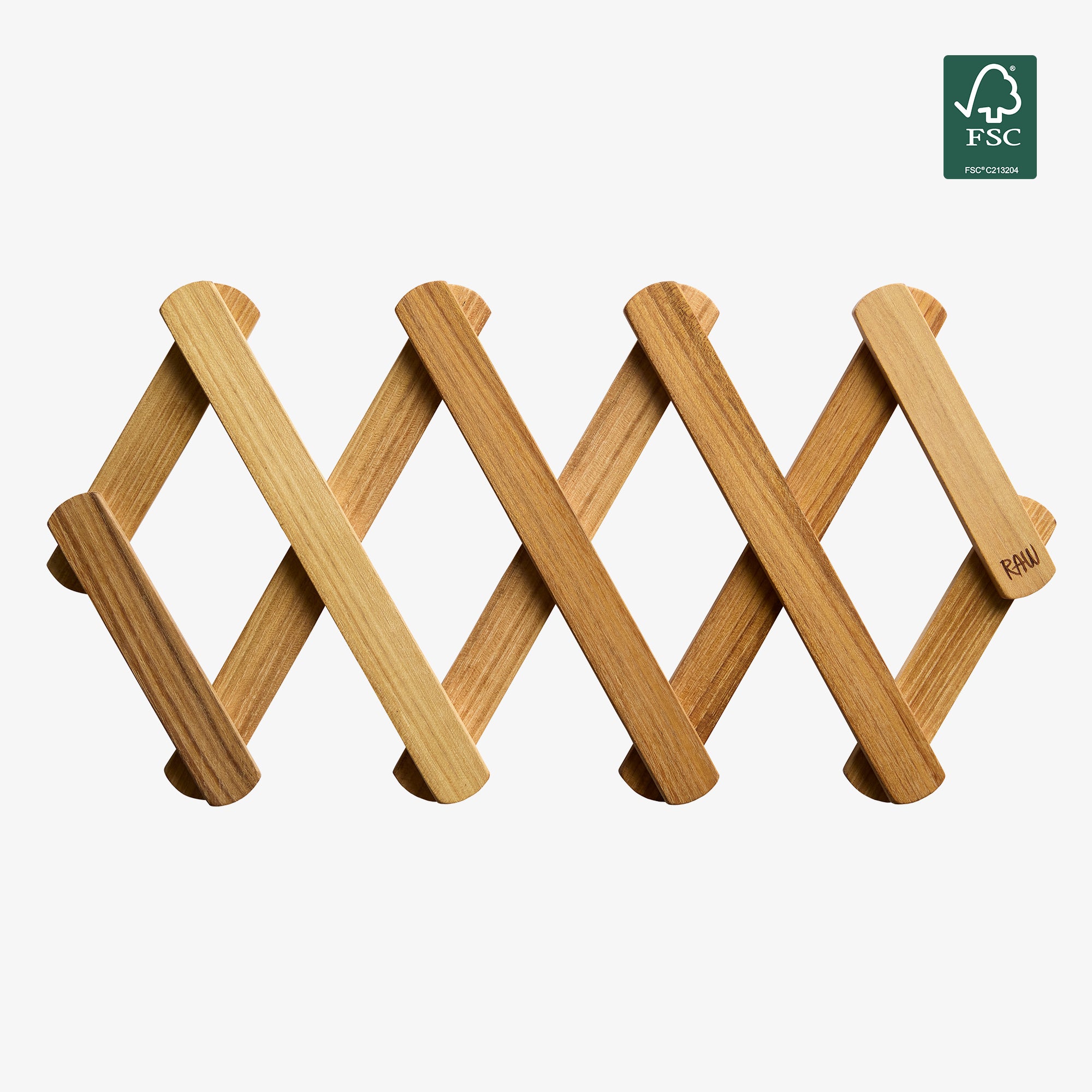 RAW Teak justerbar bordskåner | Neutral