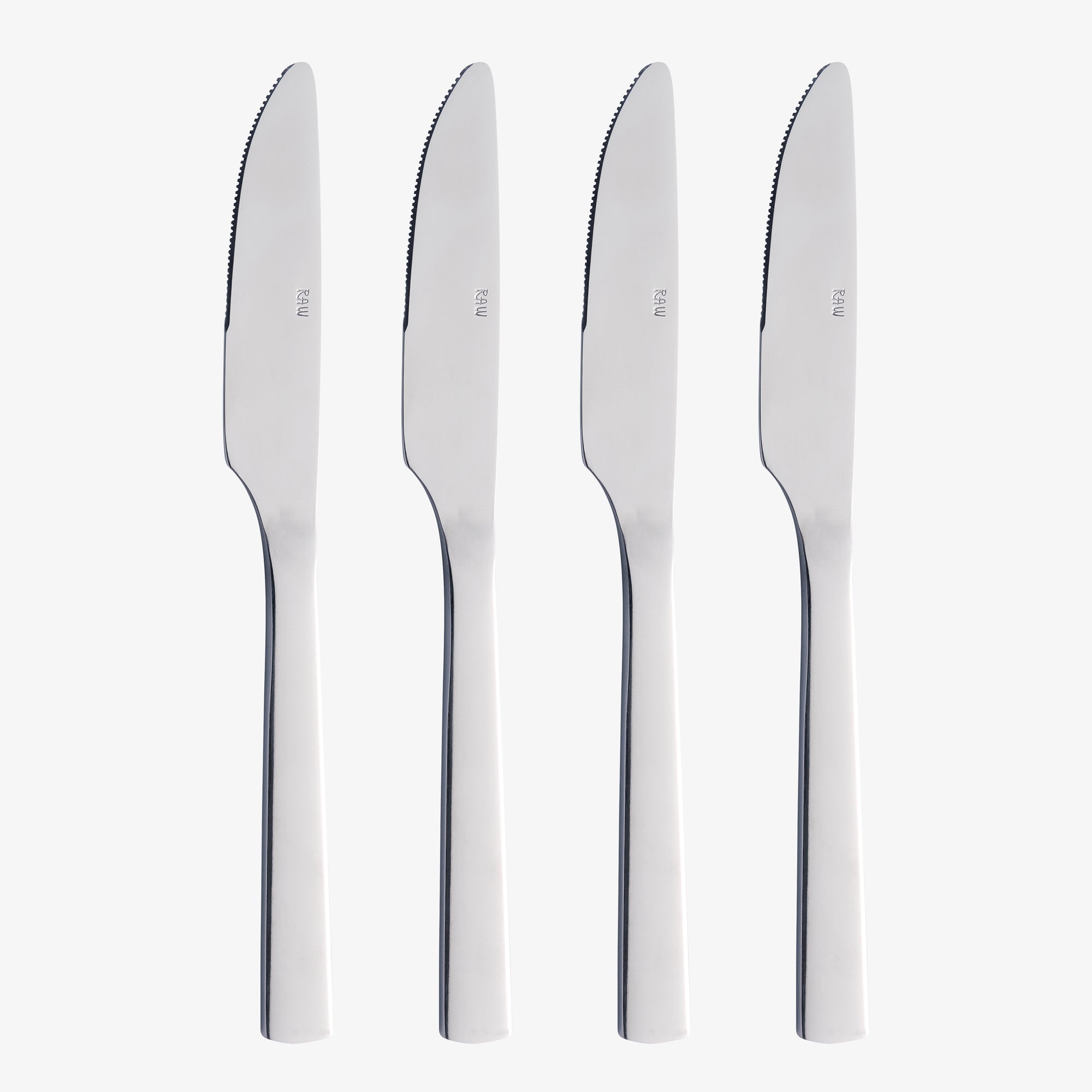 RAW kniv 4 stk. | Blank Stål
