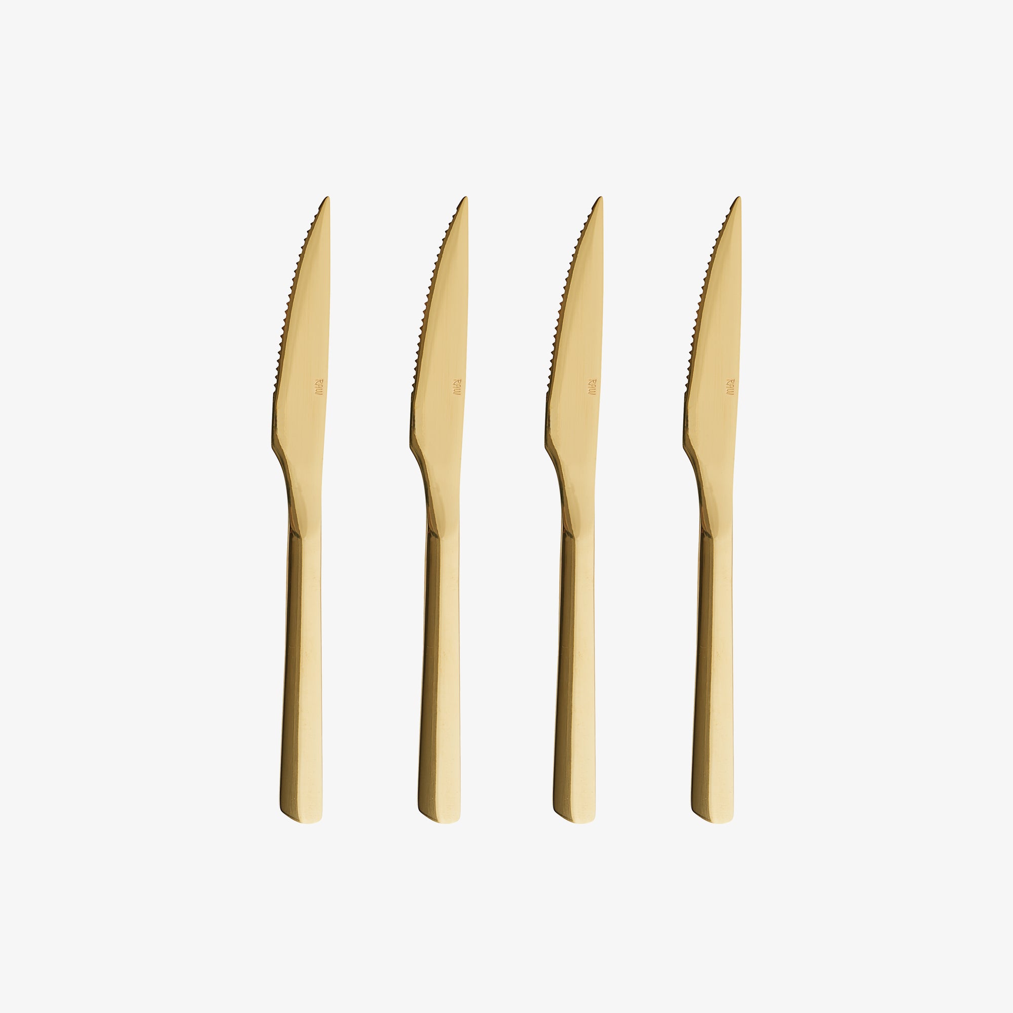 RAW steakkniv 4 stk. | Guld