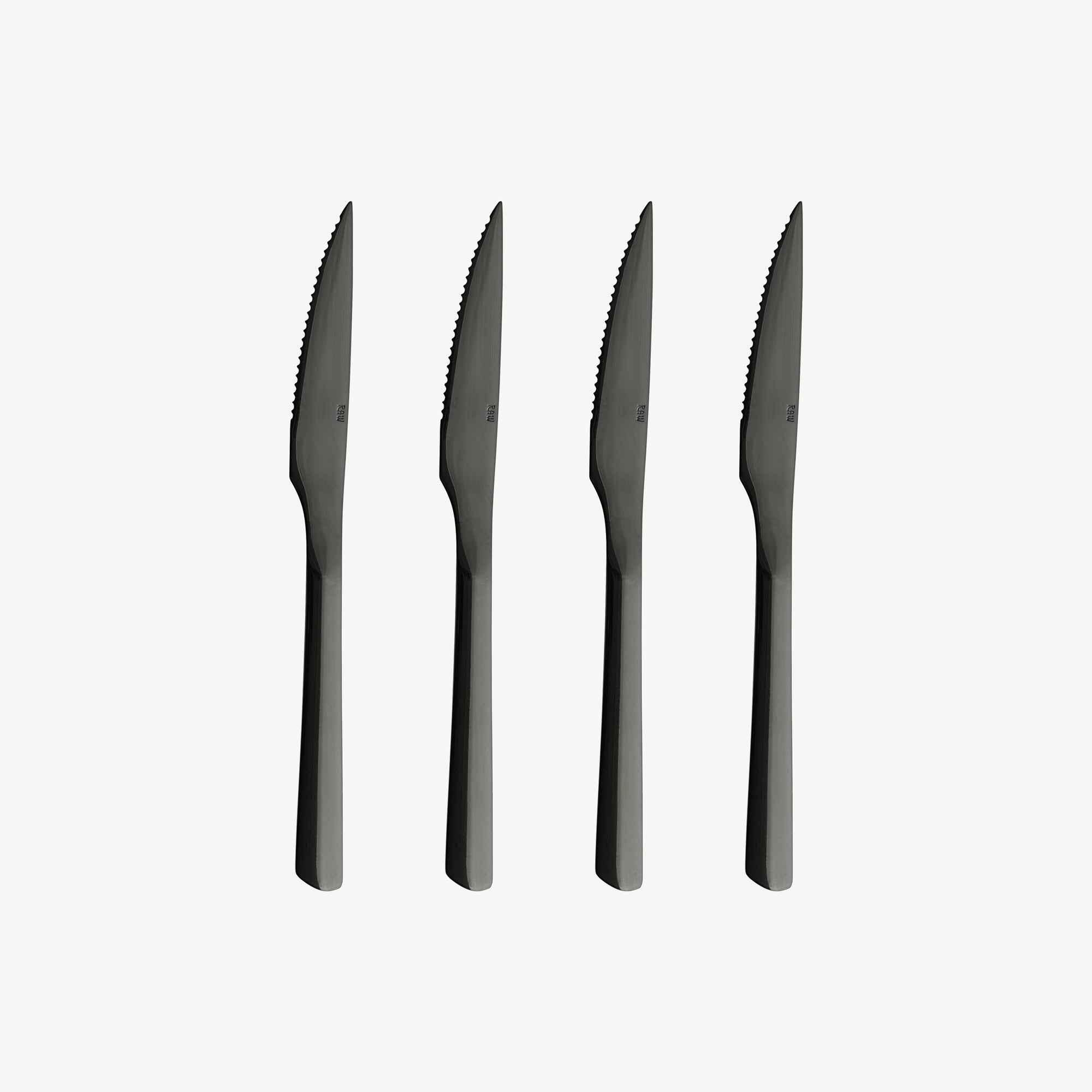 RAW steakkniv 4 stk. | Blank Sort