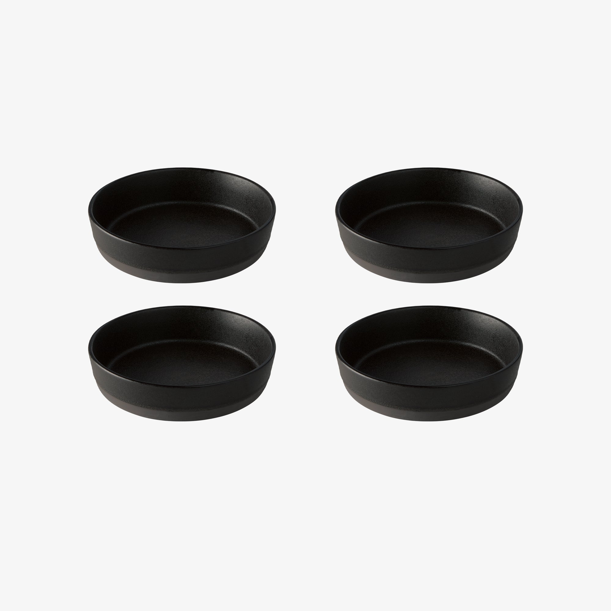 RAW suppetallerken 4 stk. | Titanium Black