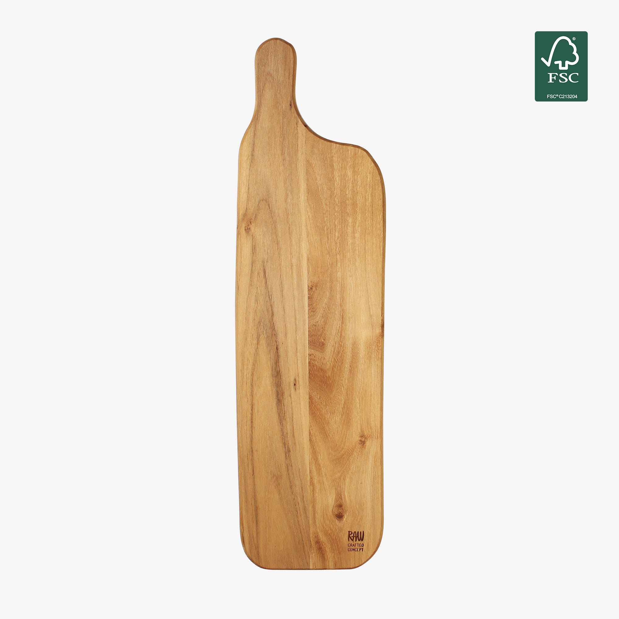RAW Teak skærebræt 50 x 14cm | Natural