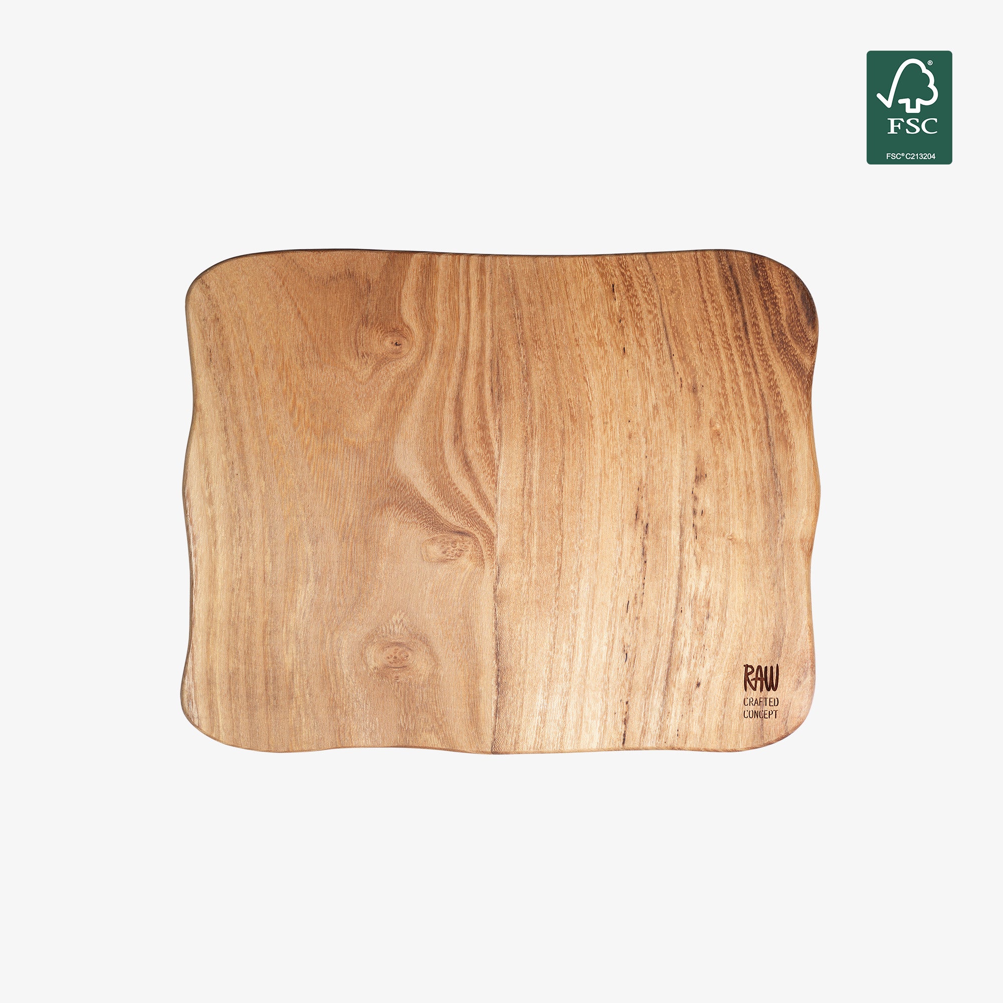RAW Teak skærebræt 32 x 24 cm | Natural