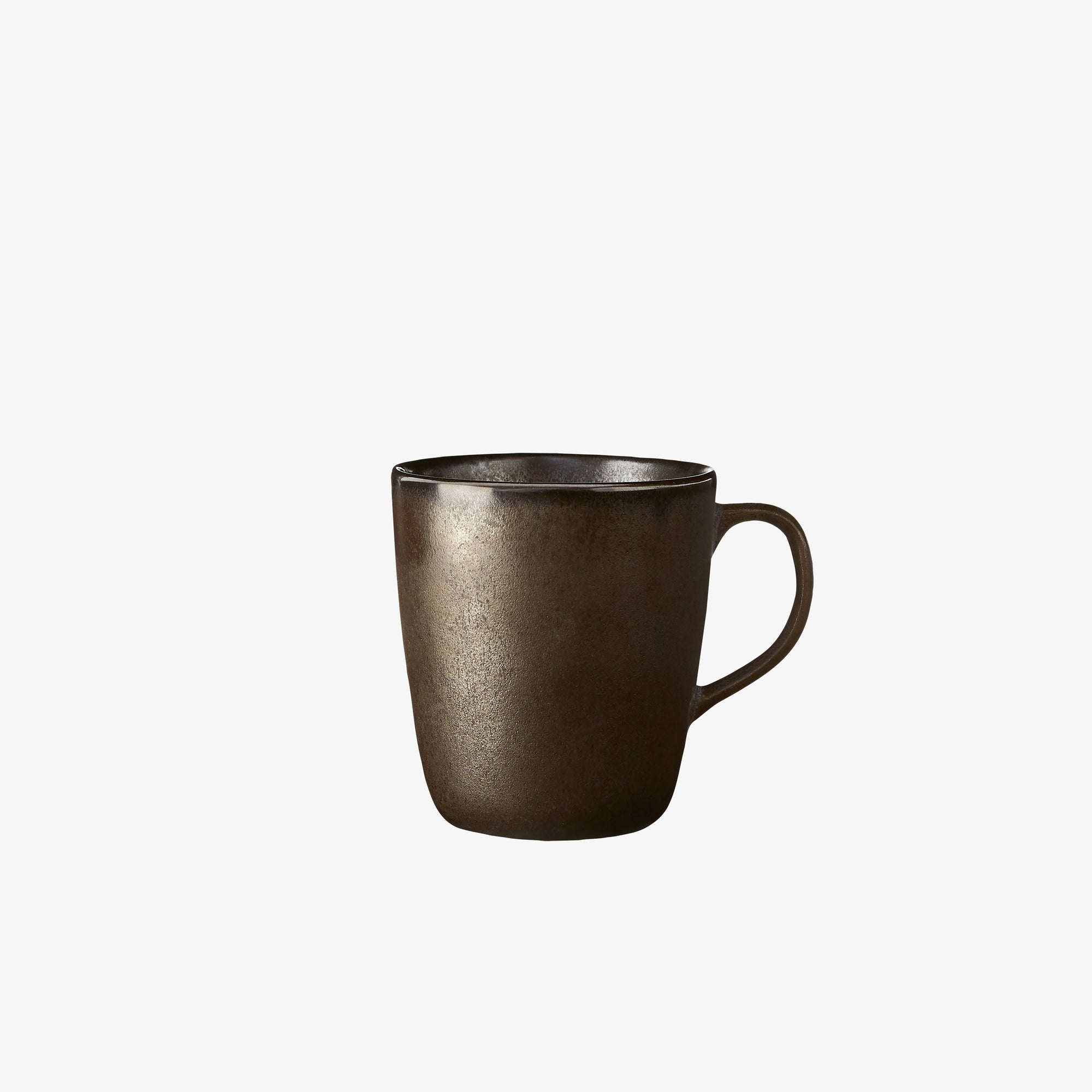 RAW krus med hank | Metallic Brown
