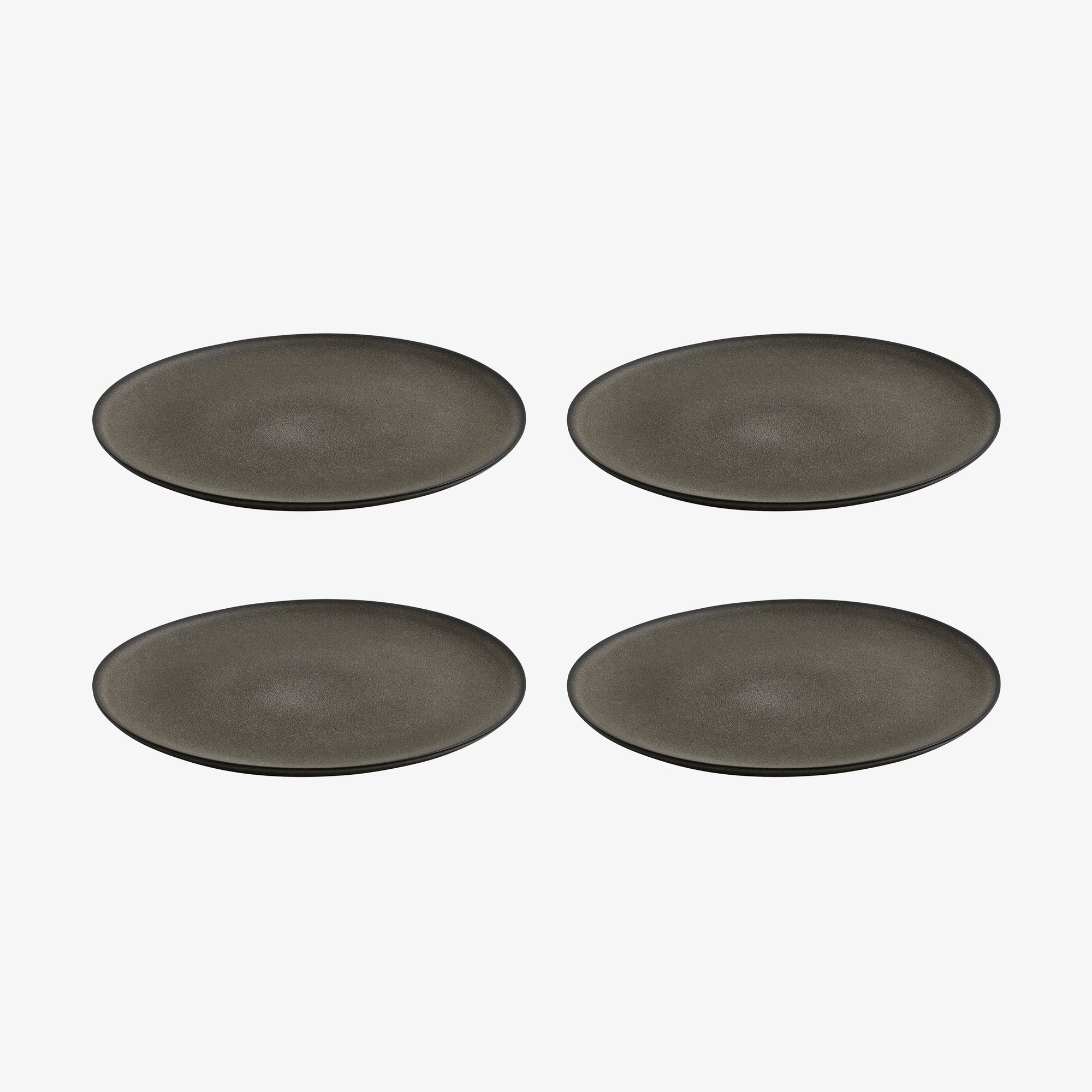 RAW frokosttallerken 4 stk. | Forest Brown